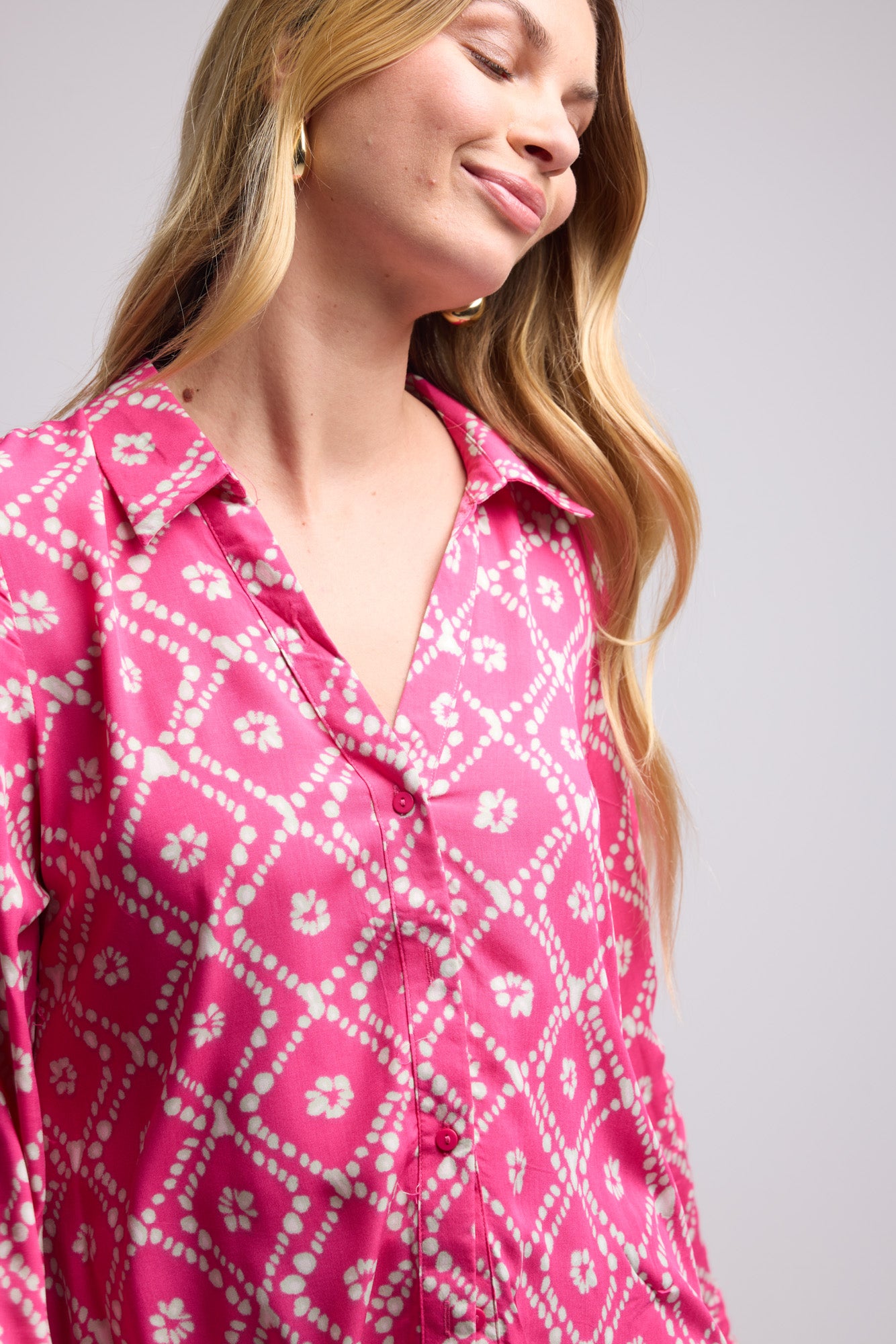 BLOUSE 63255 FUSHIA 1198V