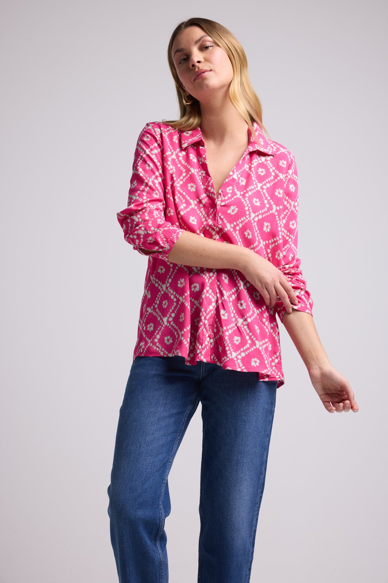 BLOUSE 63255 FUSHIA 1198V