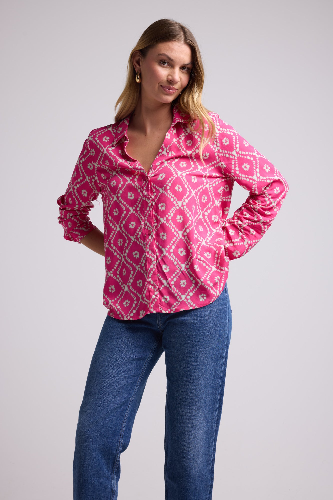 BLOUSE 63255 FUSHIA 1198V