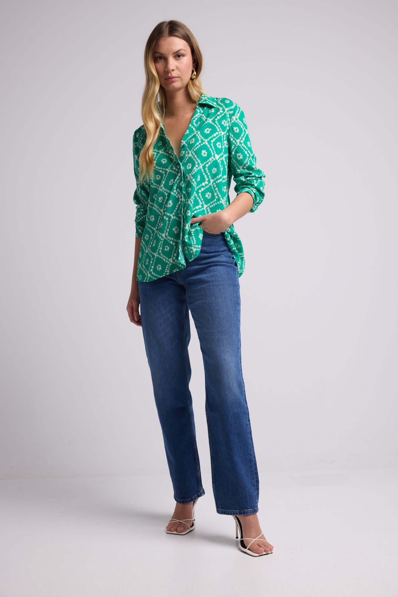 BLOUSE 63255 VERT 1125V