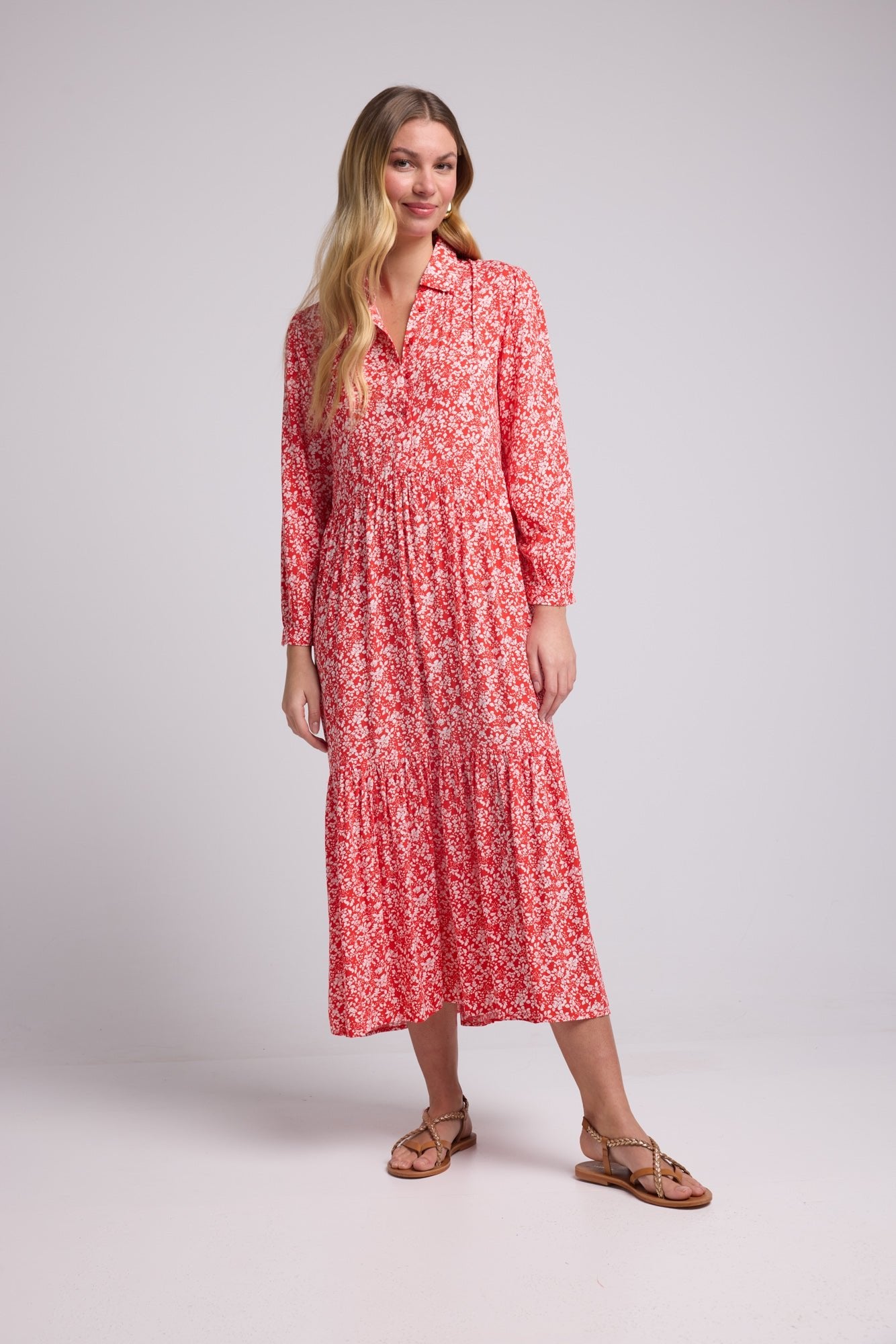 ROBE 63348/FLEURS ROUGE 1140V