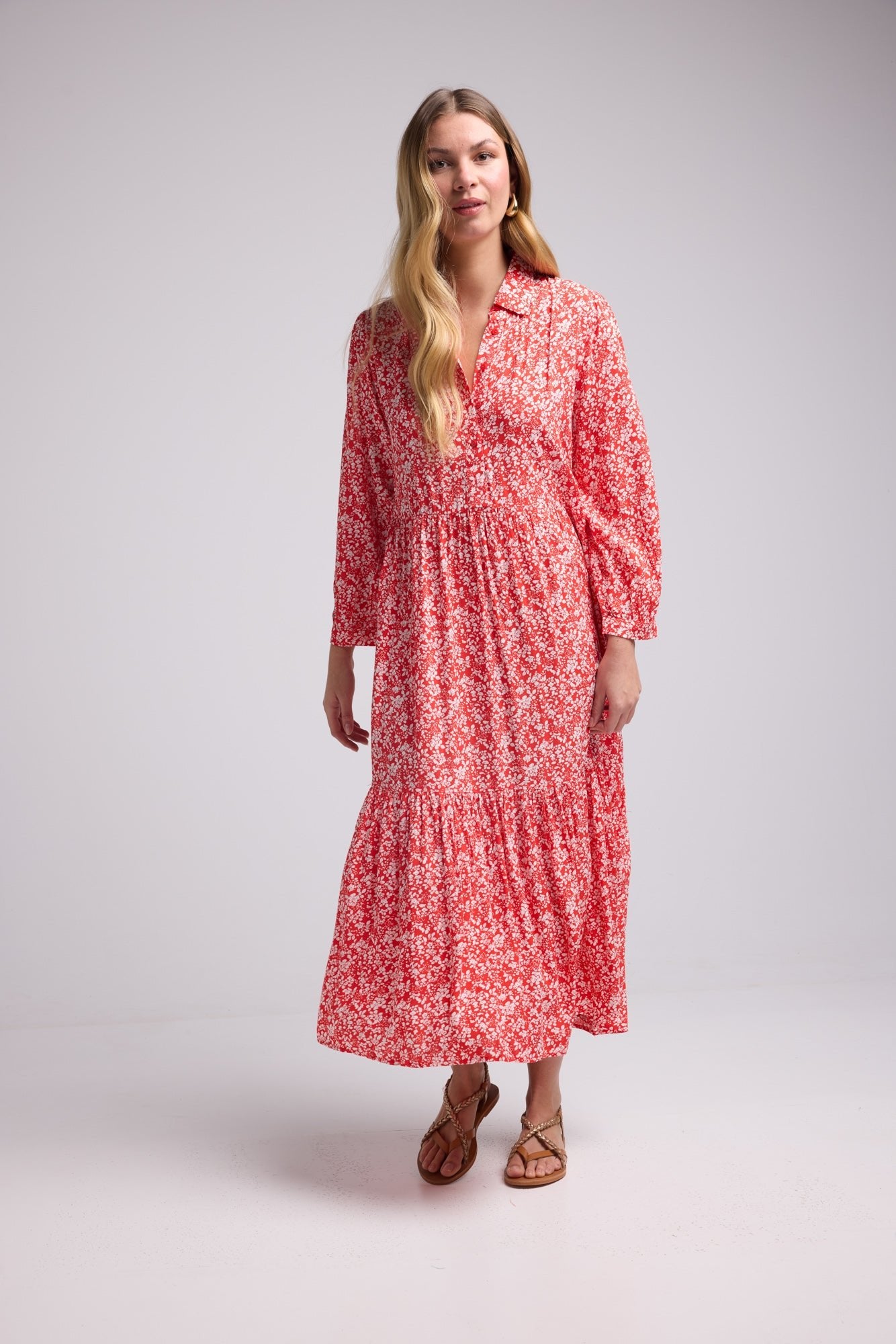 ROBE 63348/FLEURS ROUGE 1140V