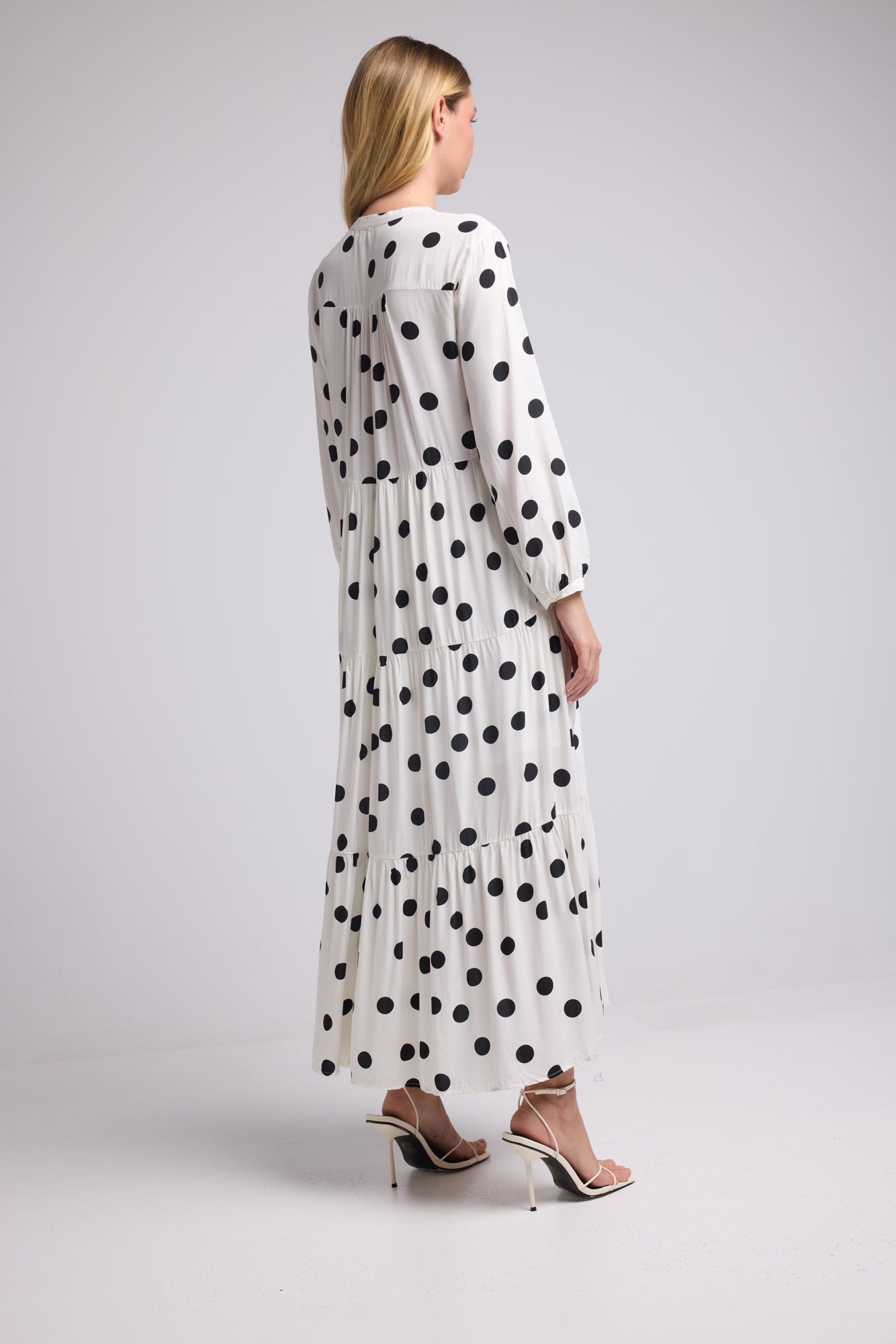 ROBE 63564/POIS NOIR BODY ECRU1220V