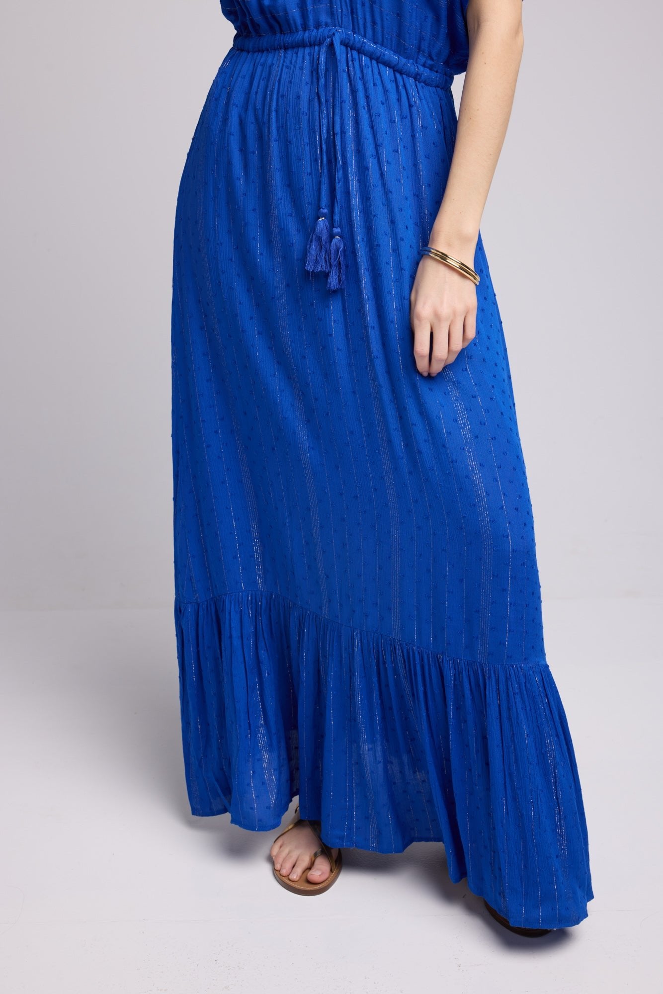 ROBE ADELE LONG BLEU