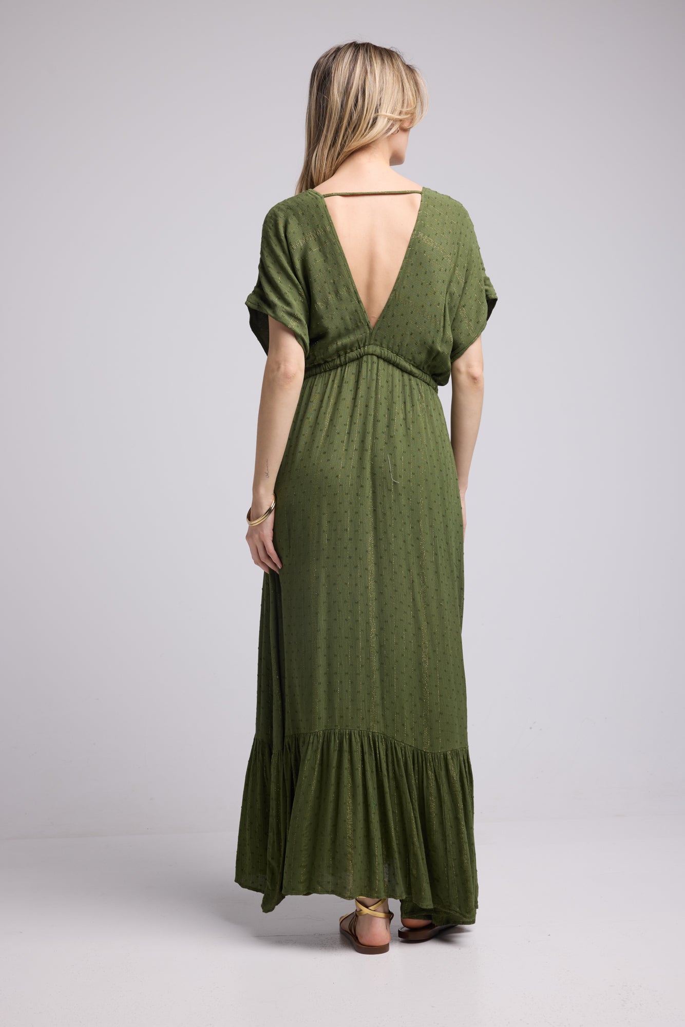 ROBE ADELE LONG KHAKI