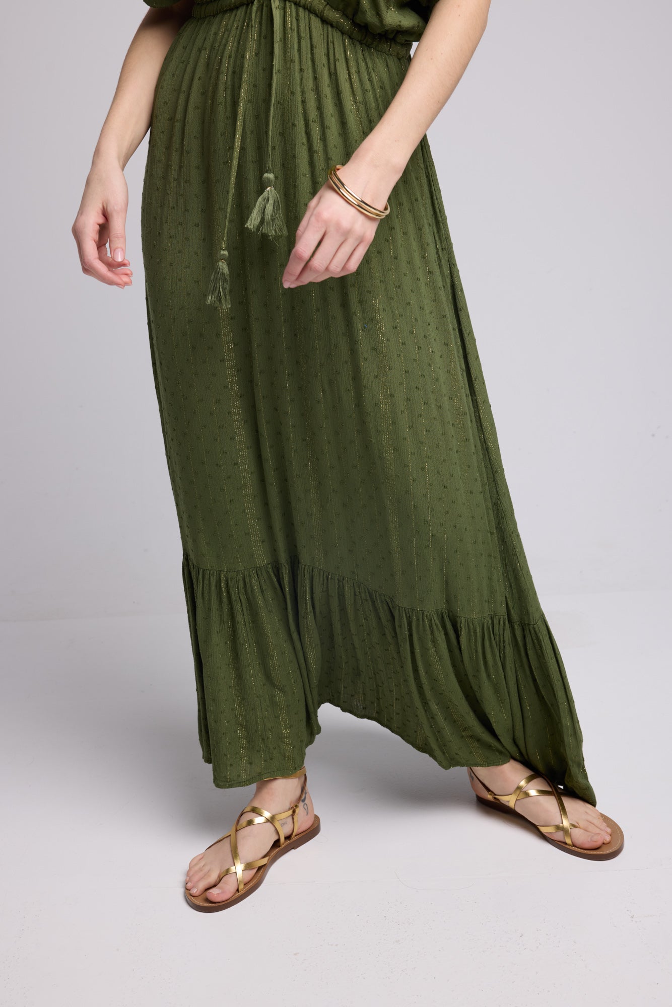 ROBE ADELE LONG KHAKI