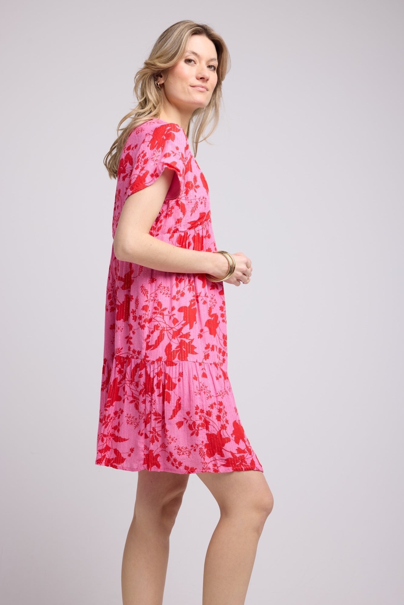 ROBE ALBI PINK RED P821