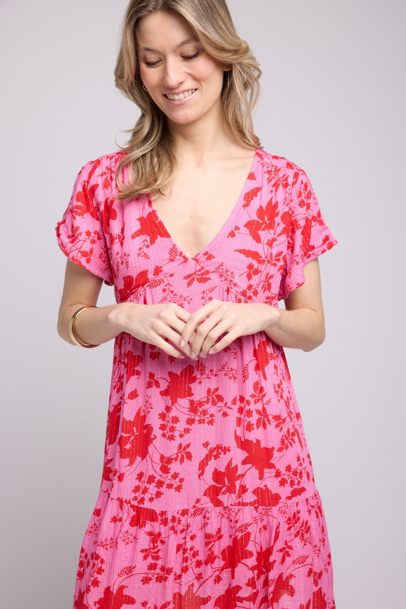ROBE ALBI PINK RED P821