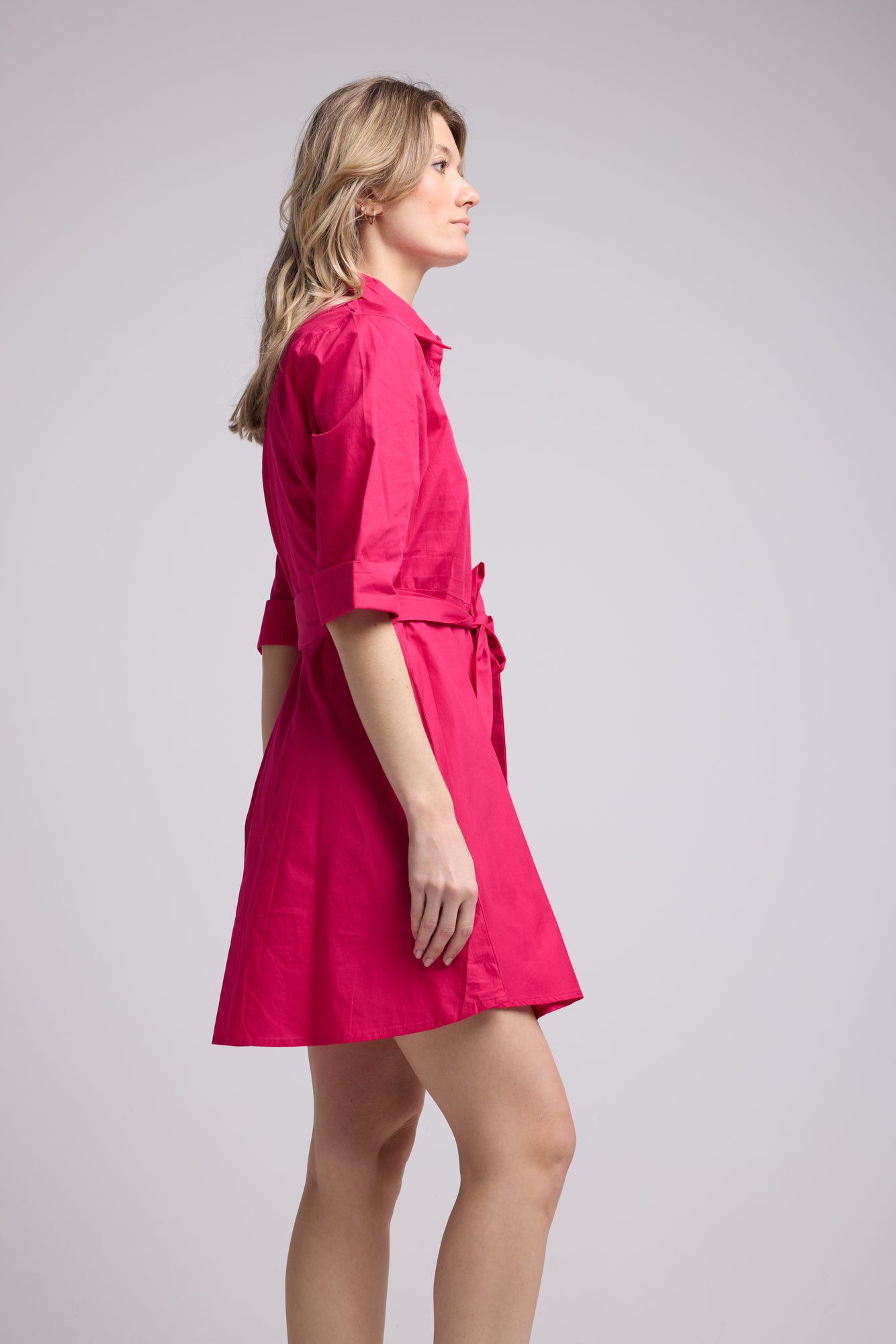 ROBE ALMA BRIGHT FUSHIA