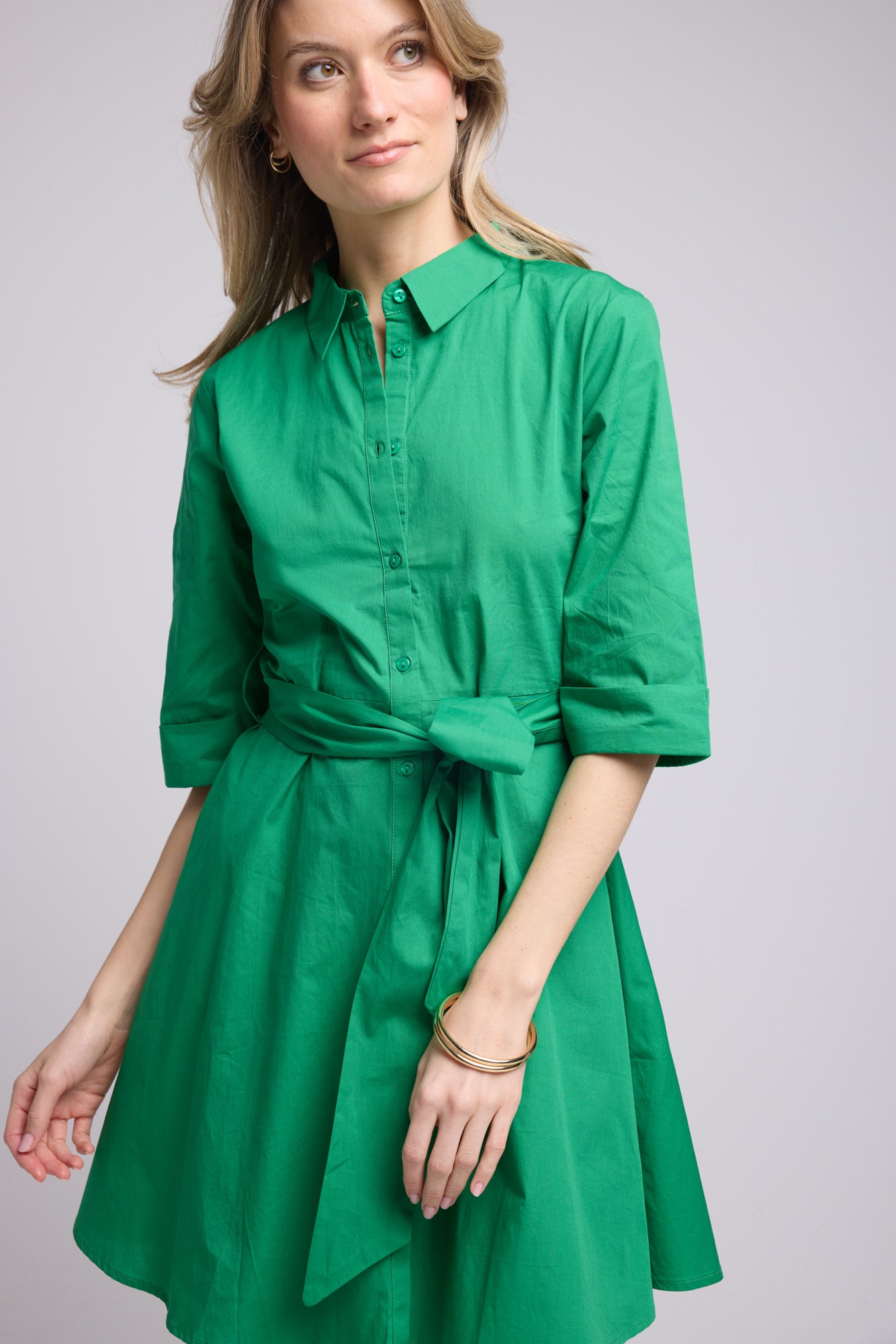 ROBE ALMA BRIGHT GREEN