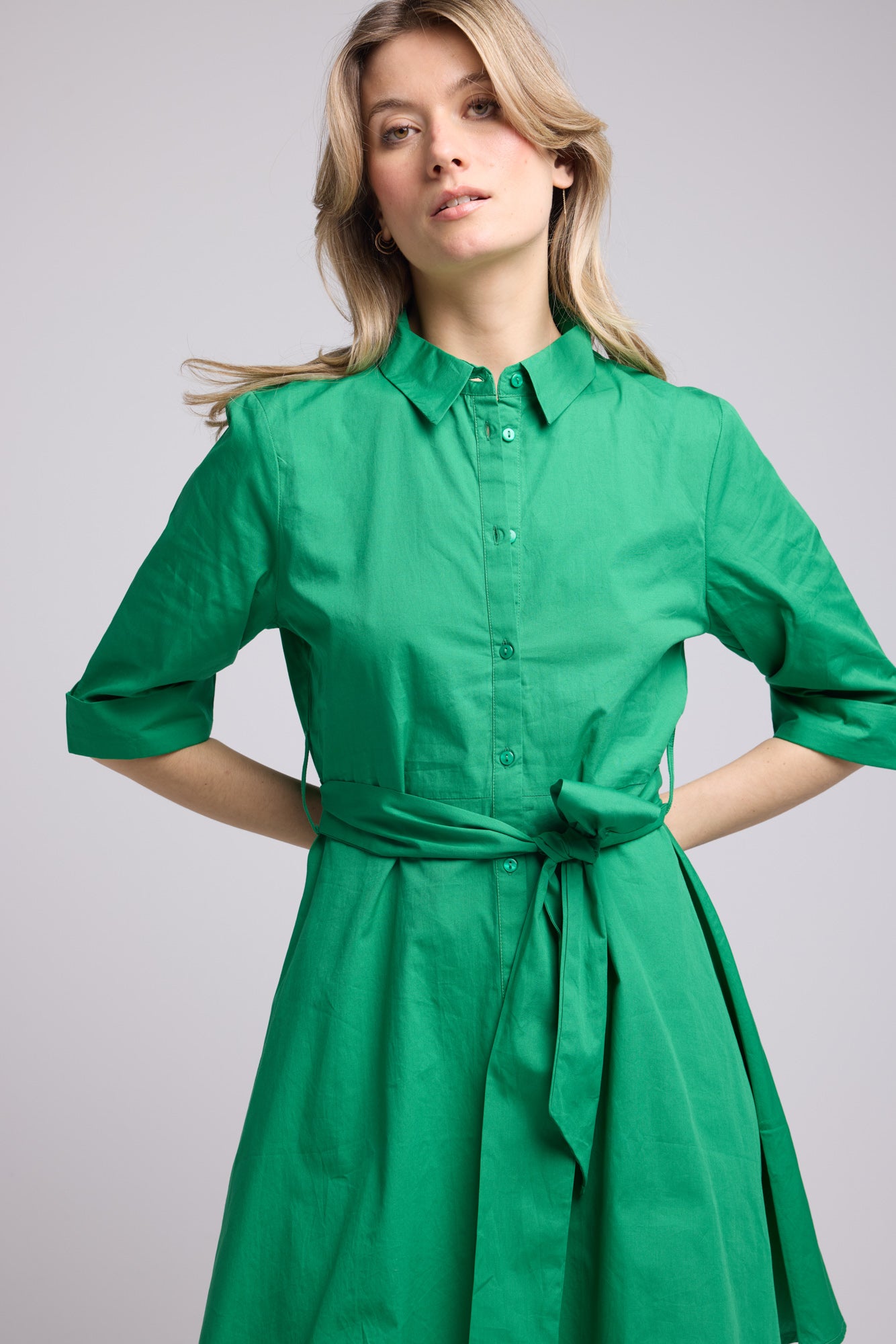 ROBE ALMA BRIGHT GREEN