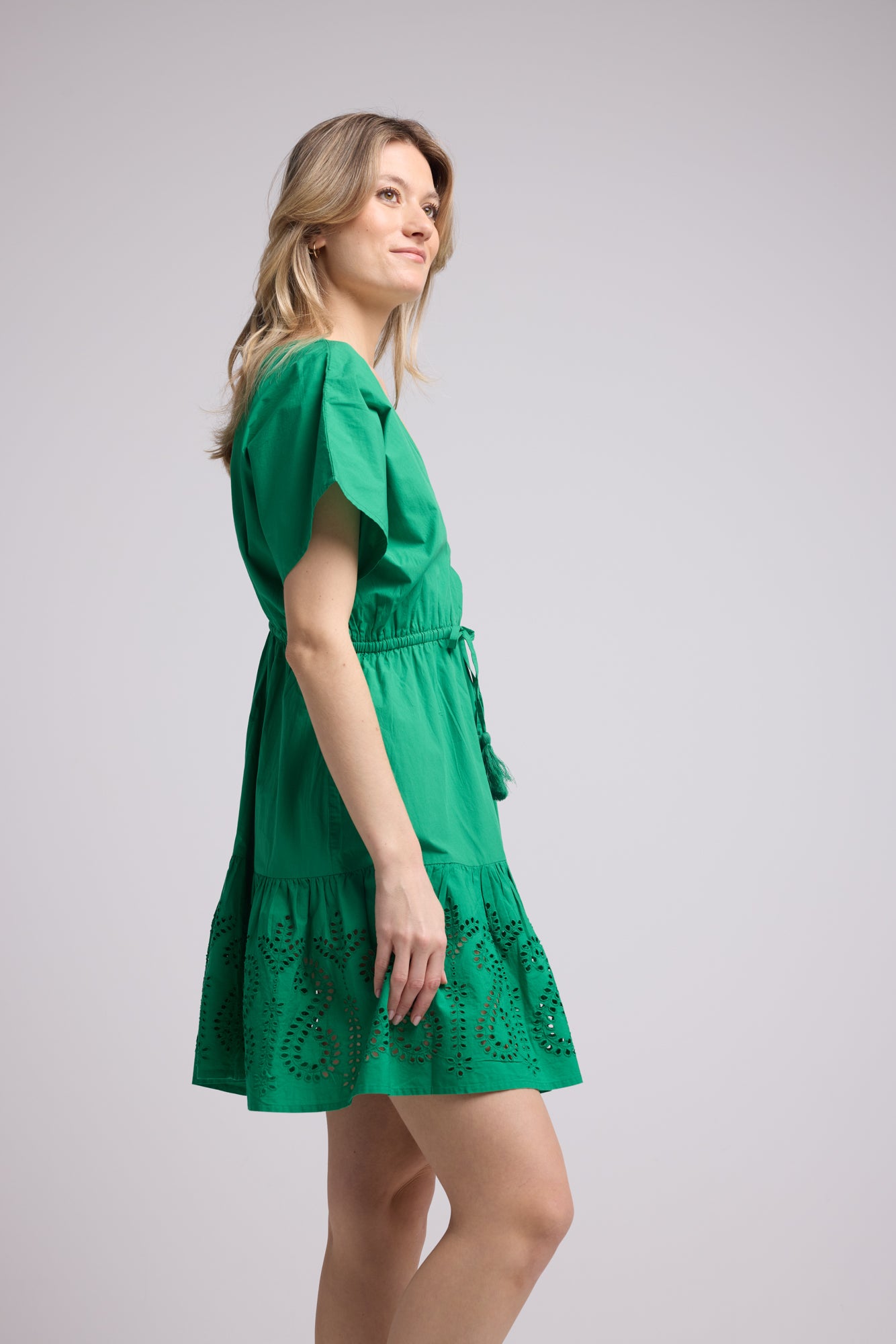 ROBE AMELIE COURT BRIGHT GREEN