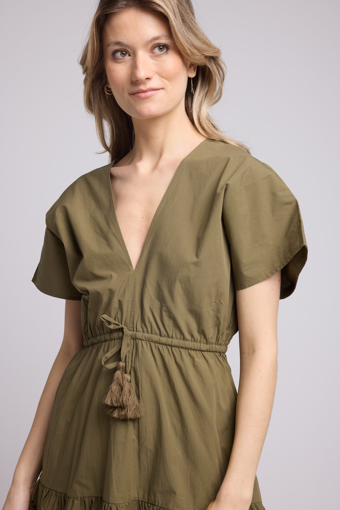ROBE AMELIE COURT/KHAKI