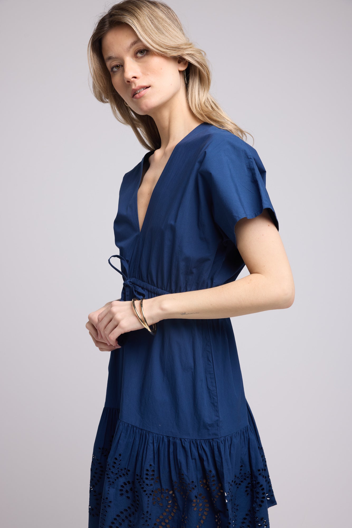 ROBE AMELIE COURT/NAVY
