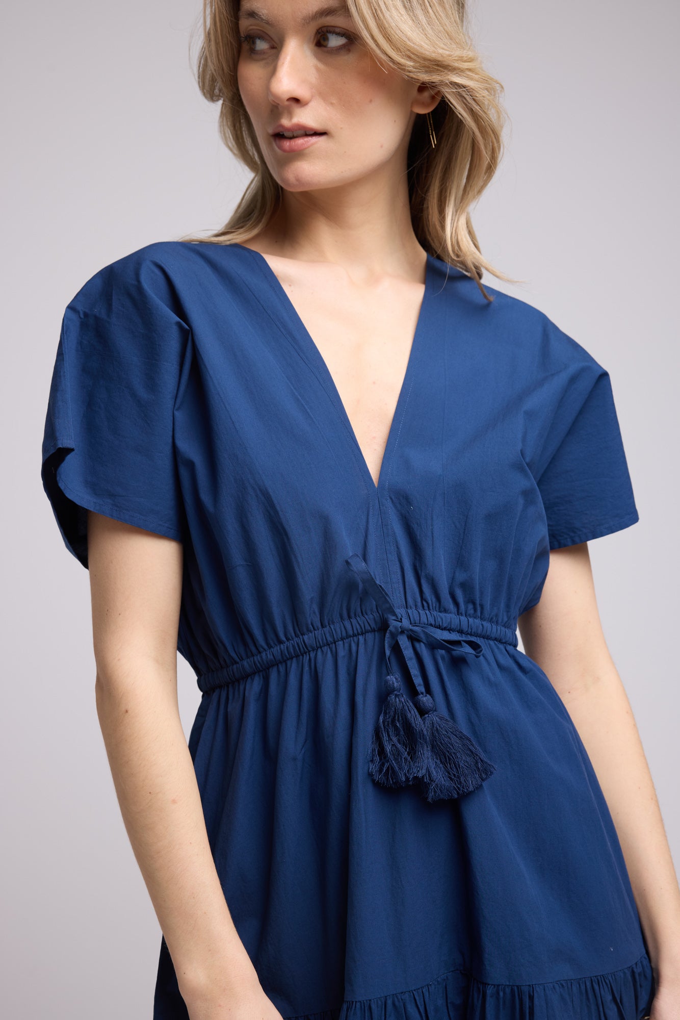 ROBE AMELIE COURT/NAVY