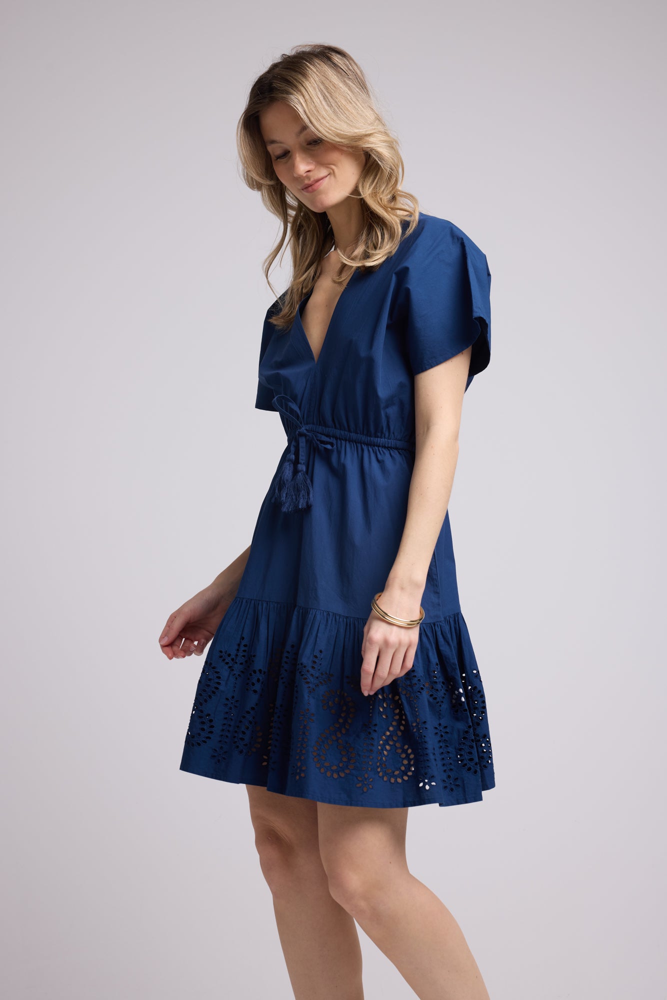 ROBE AMELIE COURT/NAVY