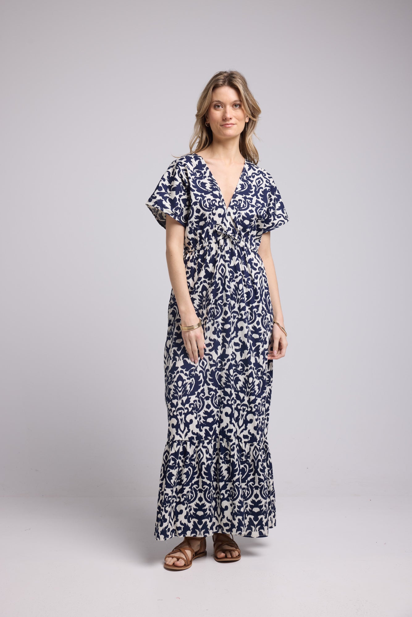 ROBE AVA IMP/NAVY P2306