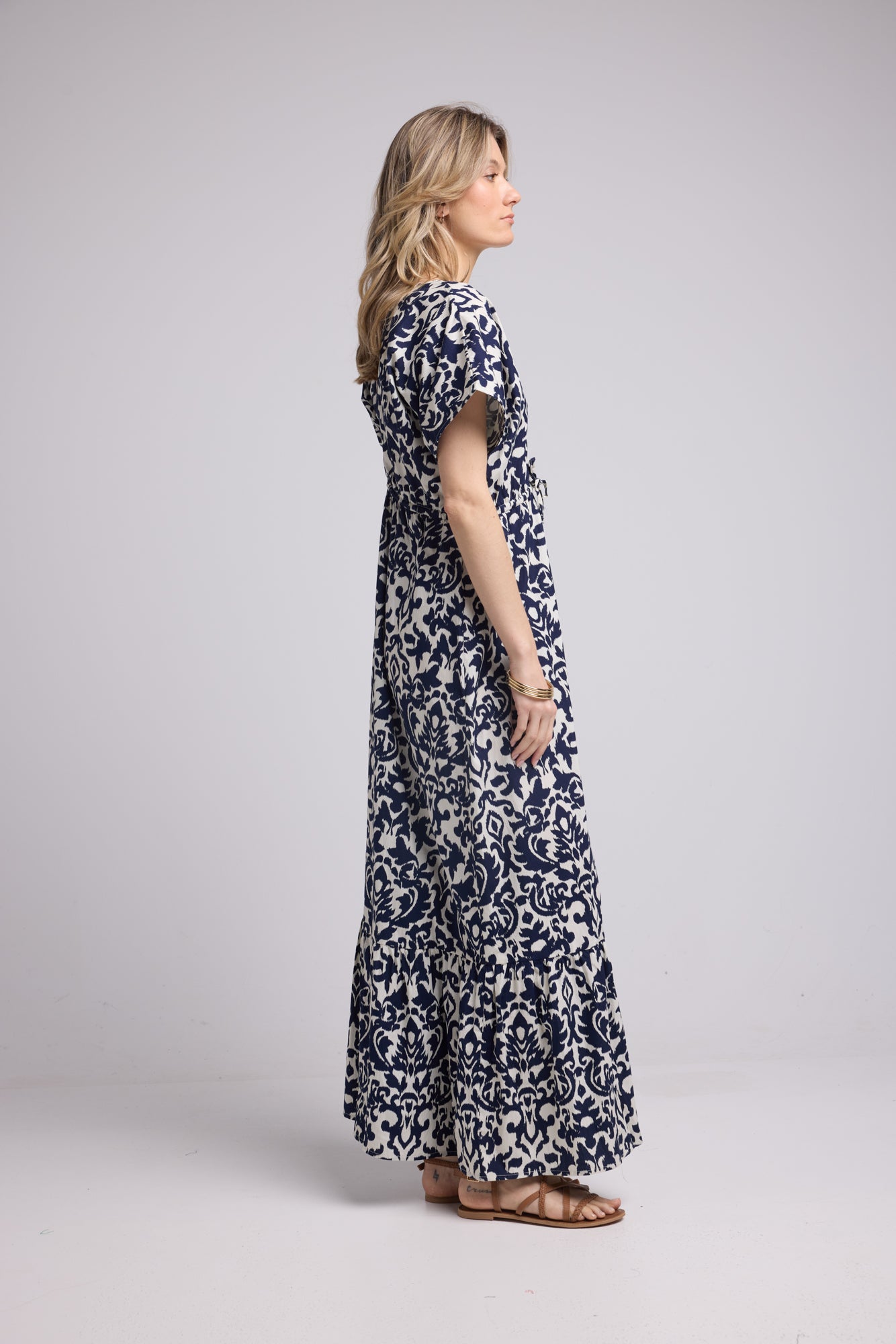 ROBE AVA IMP/NAVY P2306