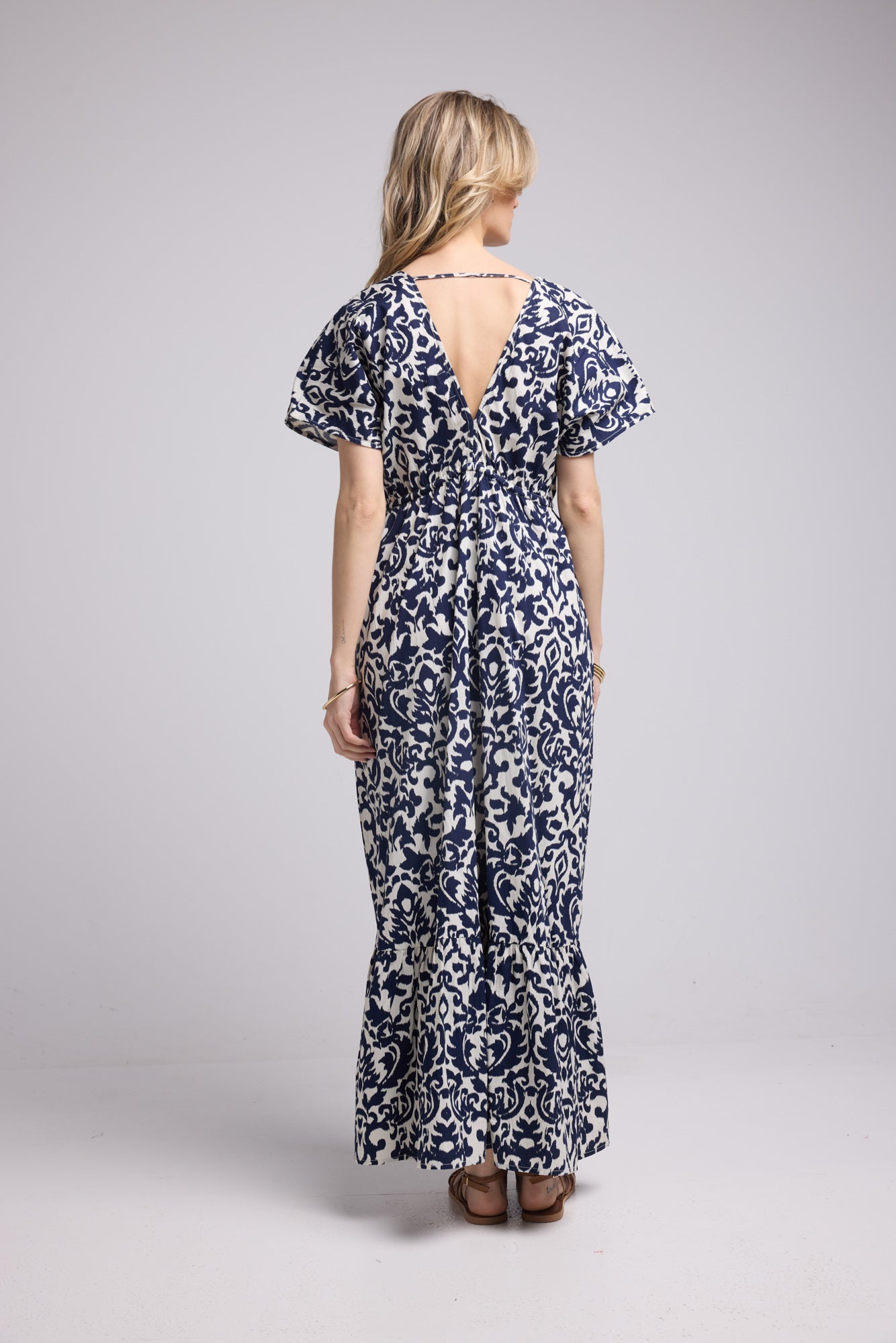 ROBE AVA IMP/NAVY P2306