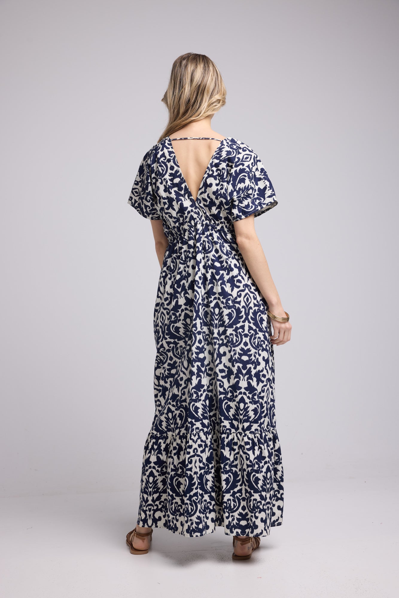 ROBE AVA IMP/NAVY P2306
