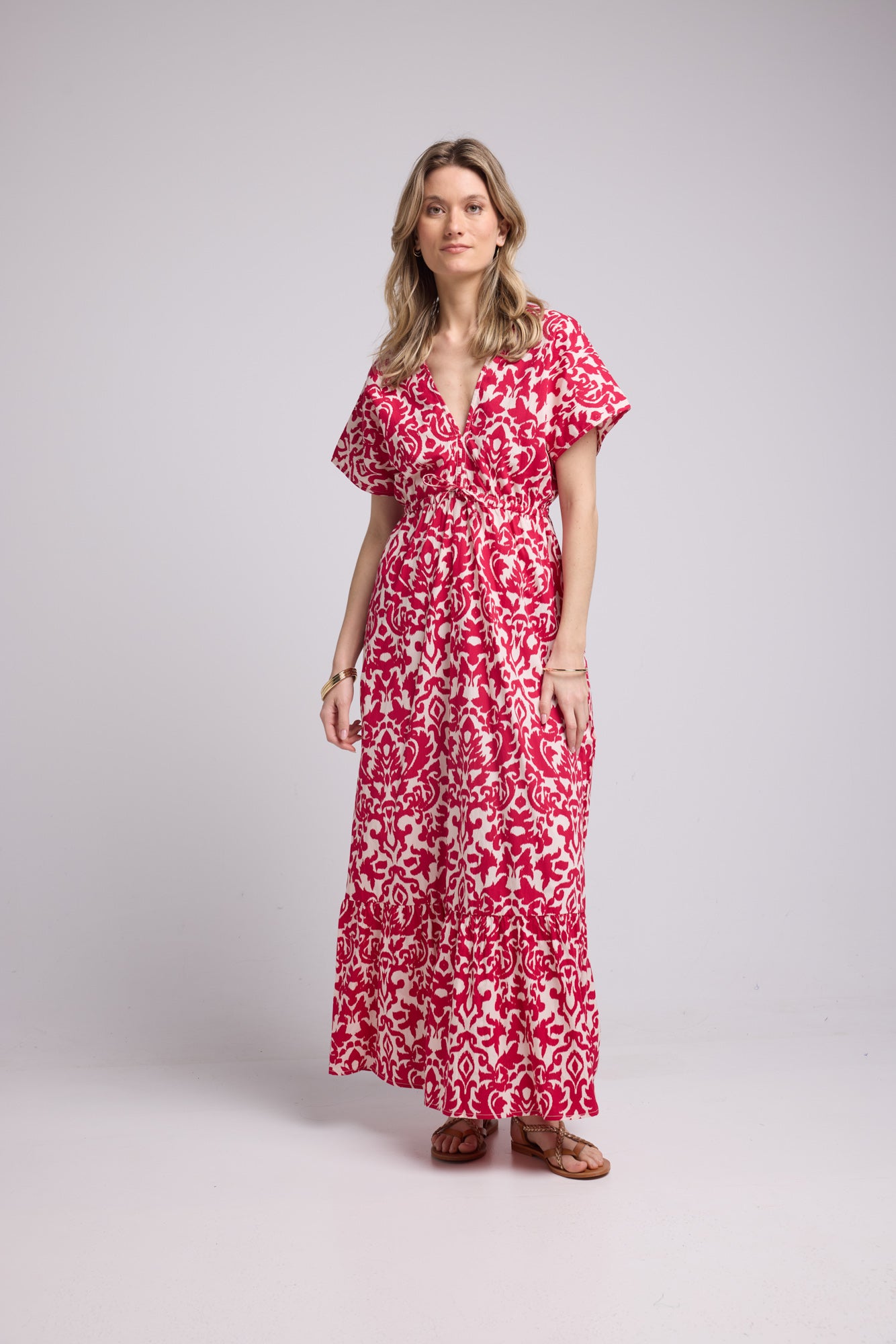 ROBE AVA P2306 FUSHIA