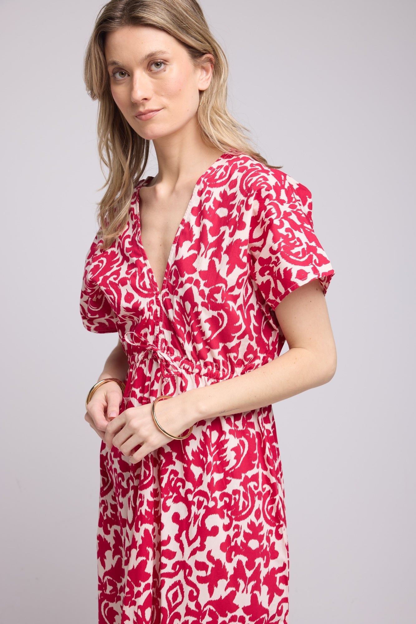 ROBE AVA P2306 FUSHIA