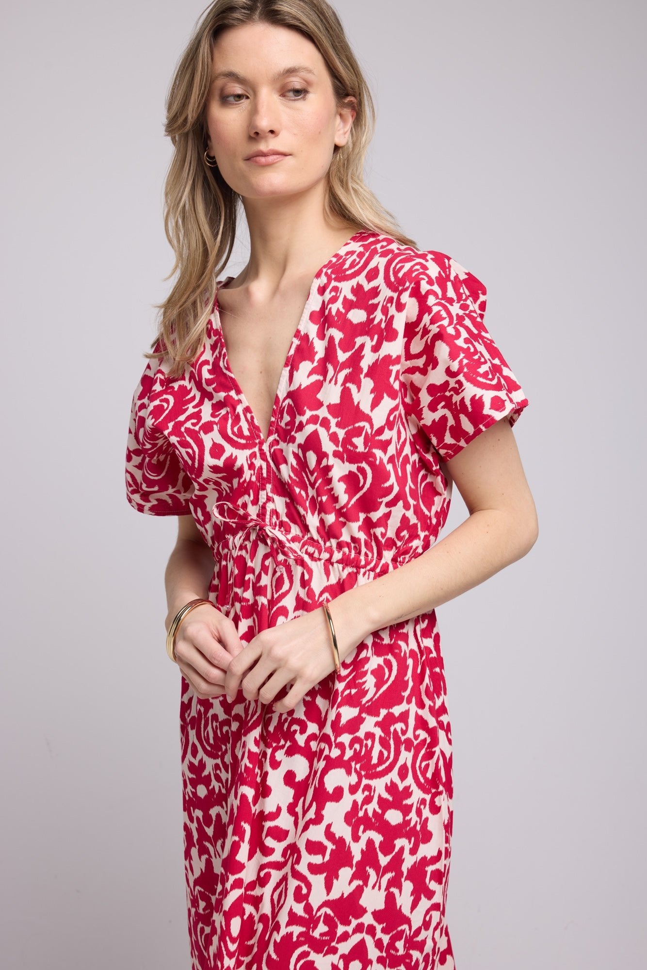 ROBE AVA P2306 FUSHIA