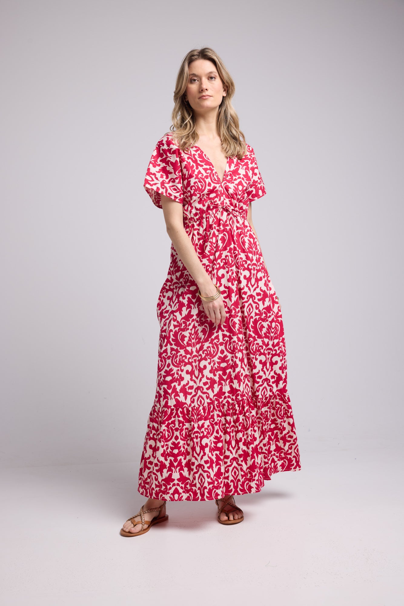 ROBE AVA P2306 FUSHIA