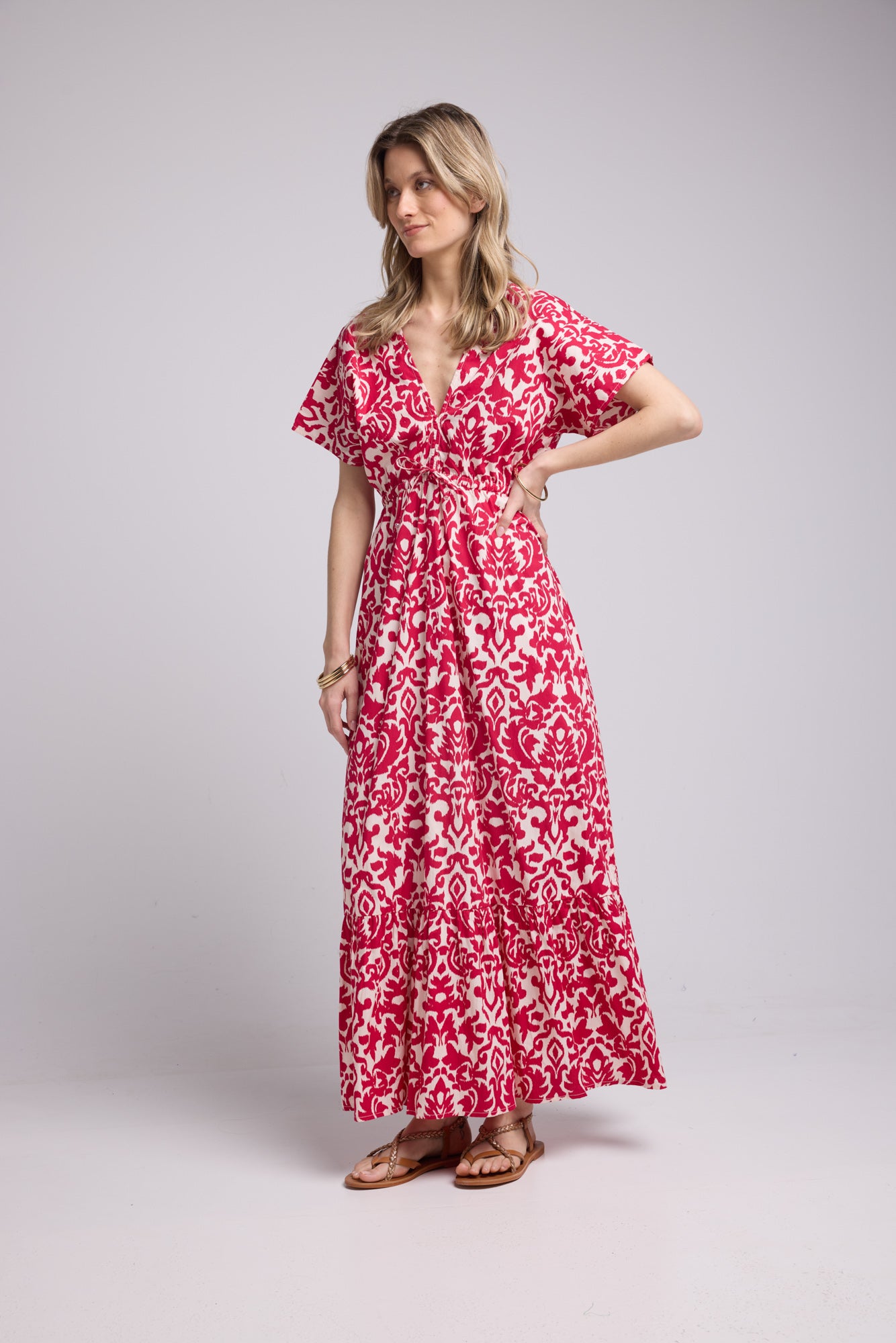 ROBE AVA P2306 FUSHIA