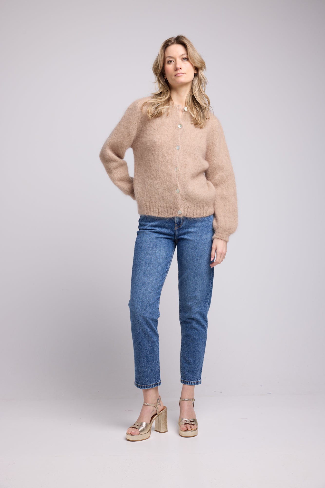 CARDIGAN BEATRICE/BEIGE