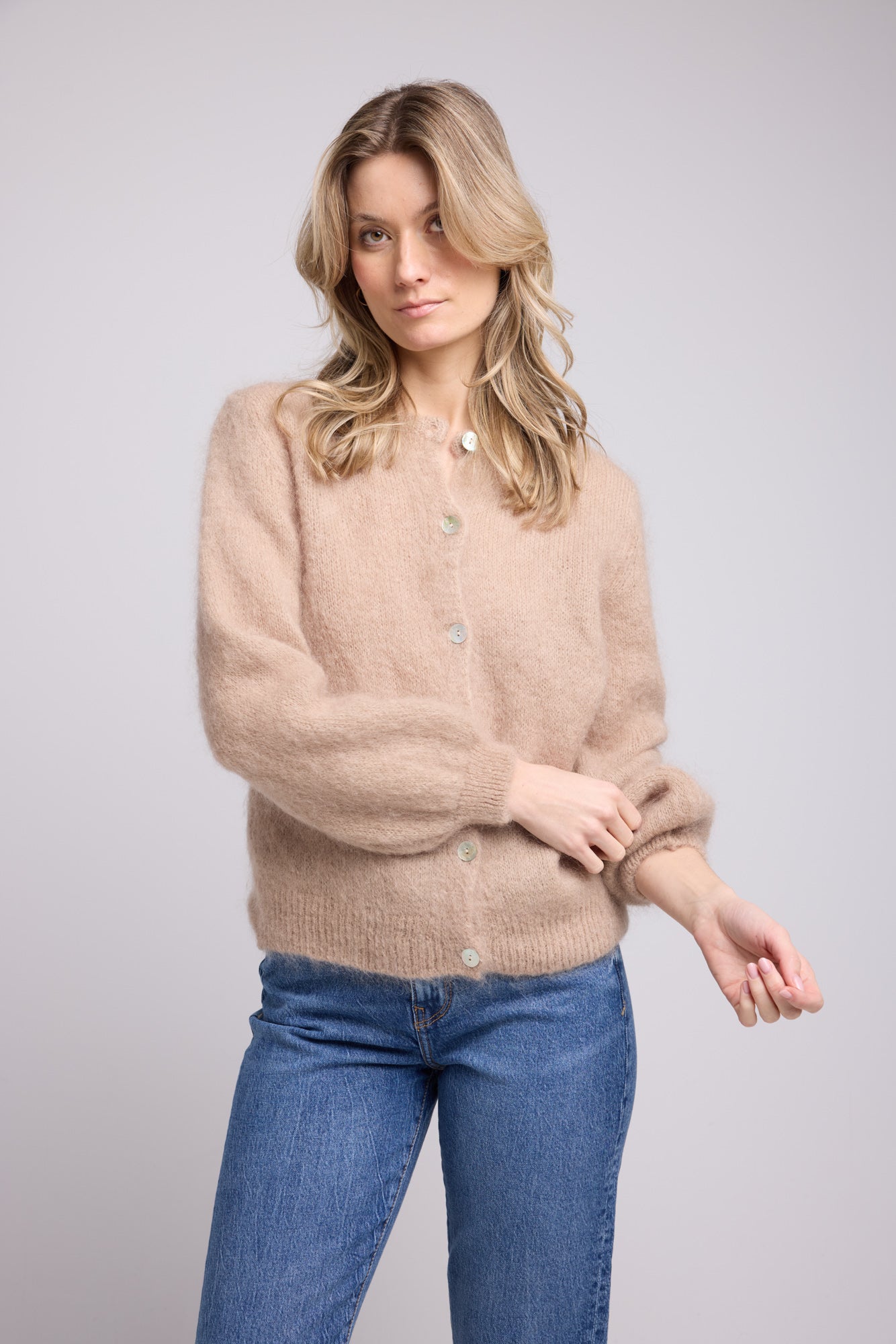 CARDIGAN BEATRICE/BEIGE