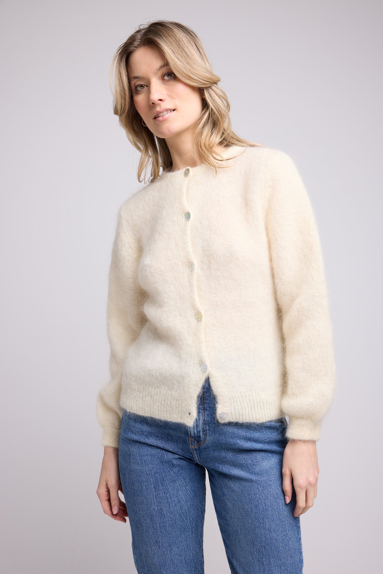 CARDIGAN BEATRICE/ECRU
