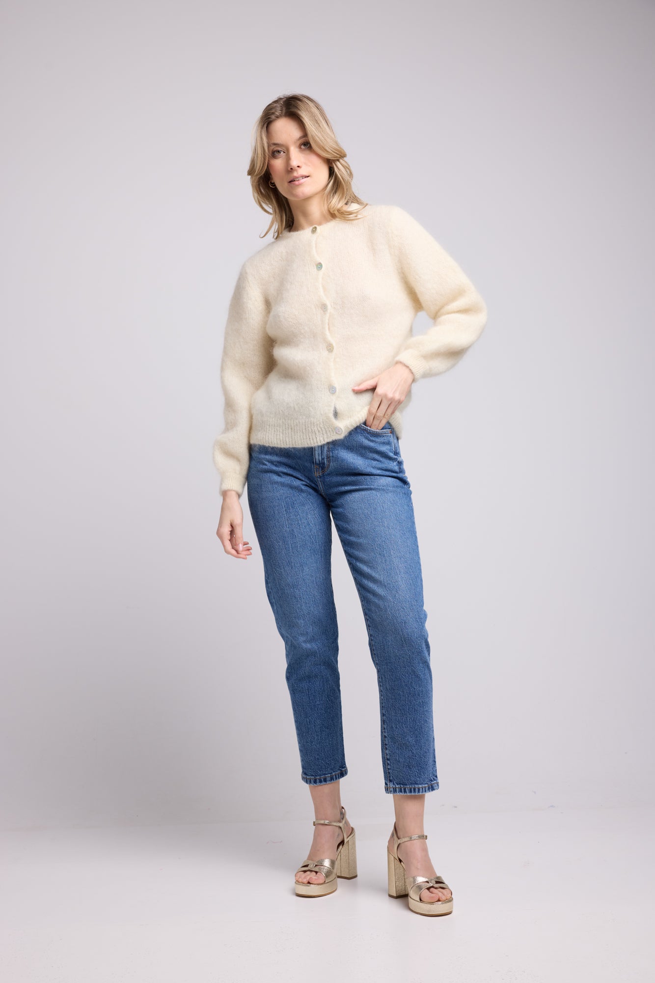 CARDIGAN BEATRICE/ECRU
