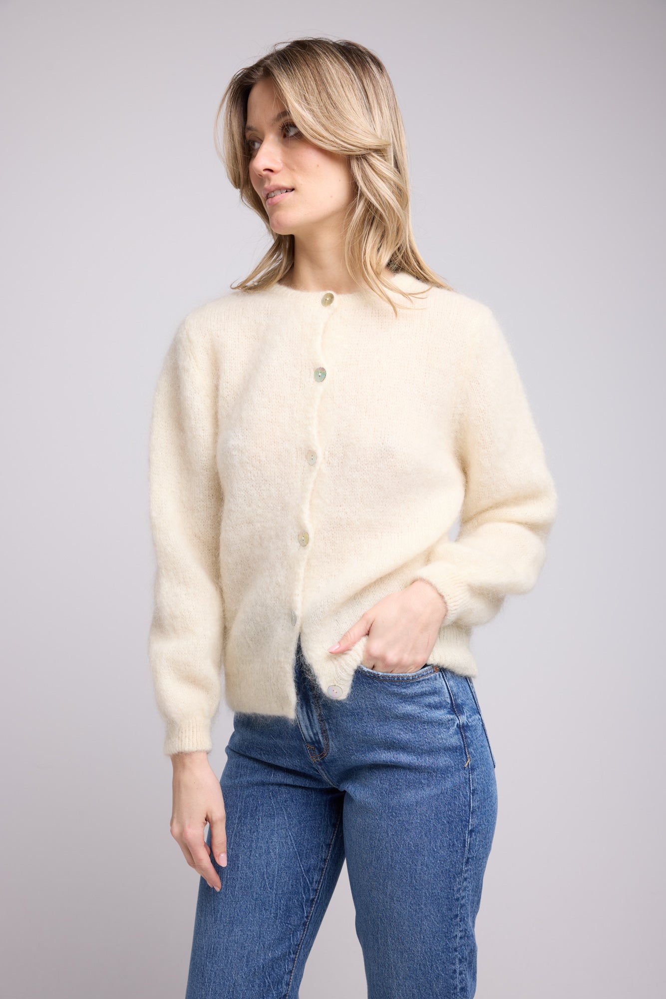 CARDIGAN BEATRICE/ECRU