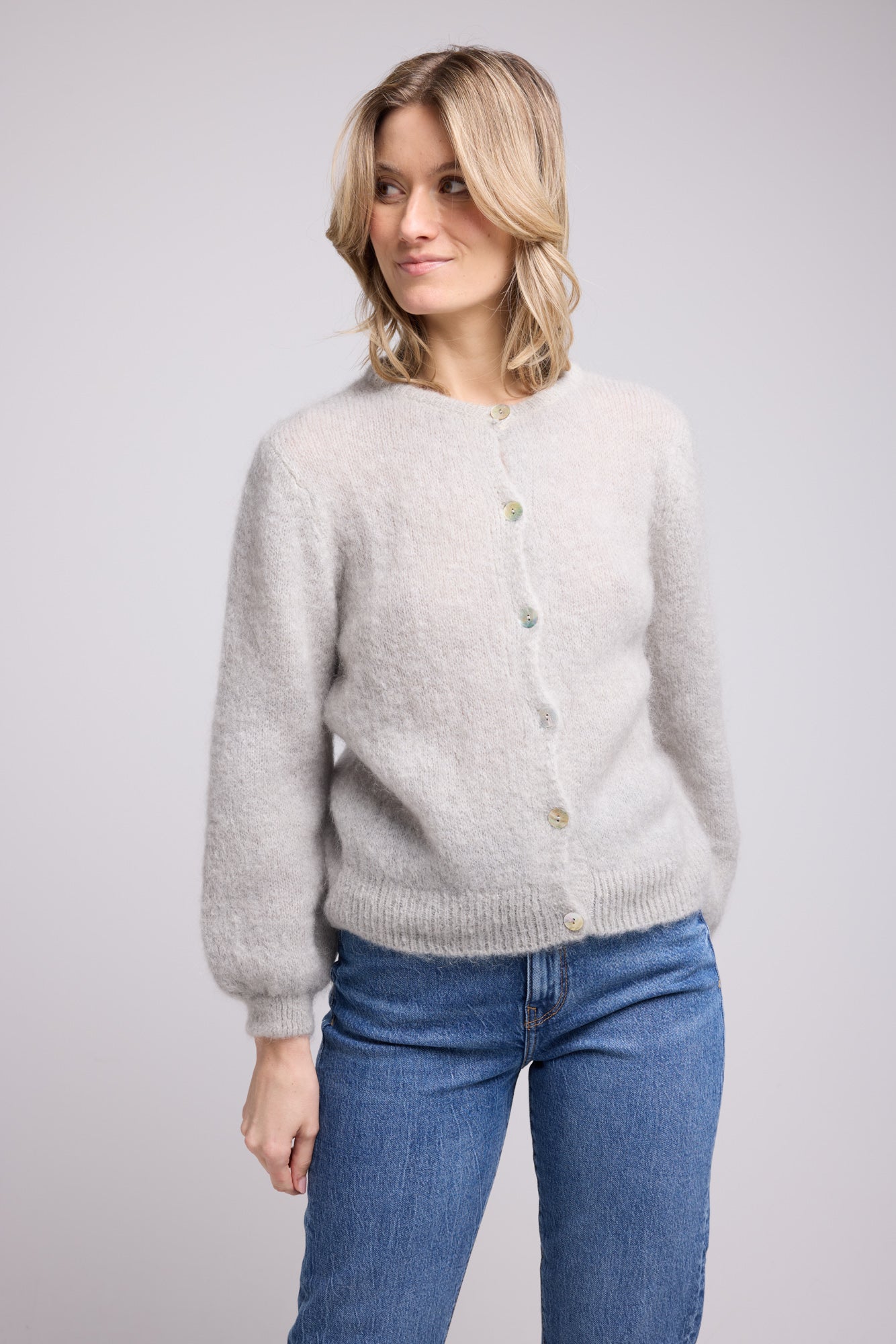 CARDIGAN BEATRICE/GRIS
