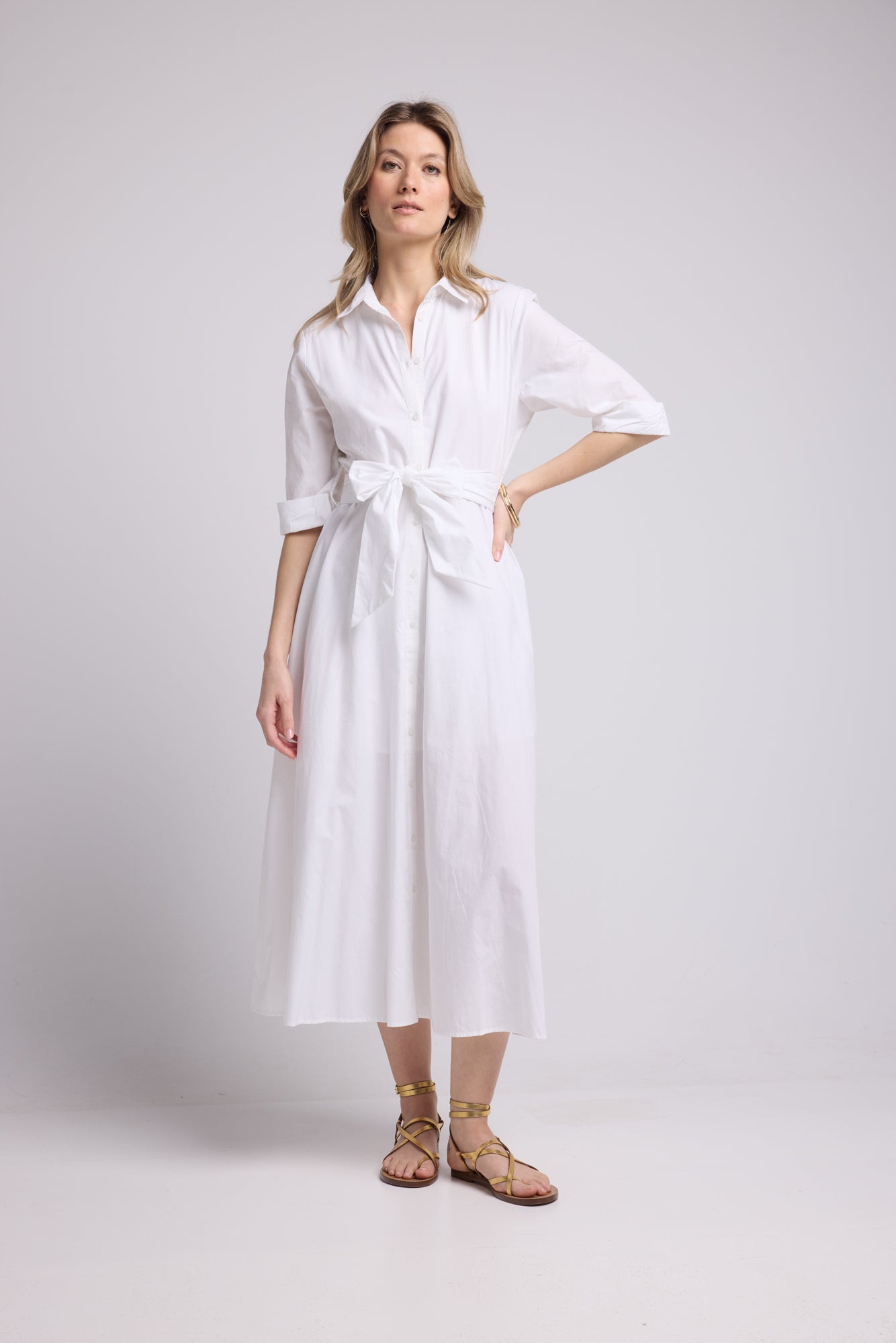 ROBE BIBA LONG WHITE