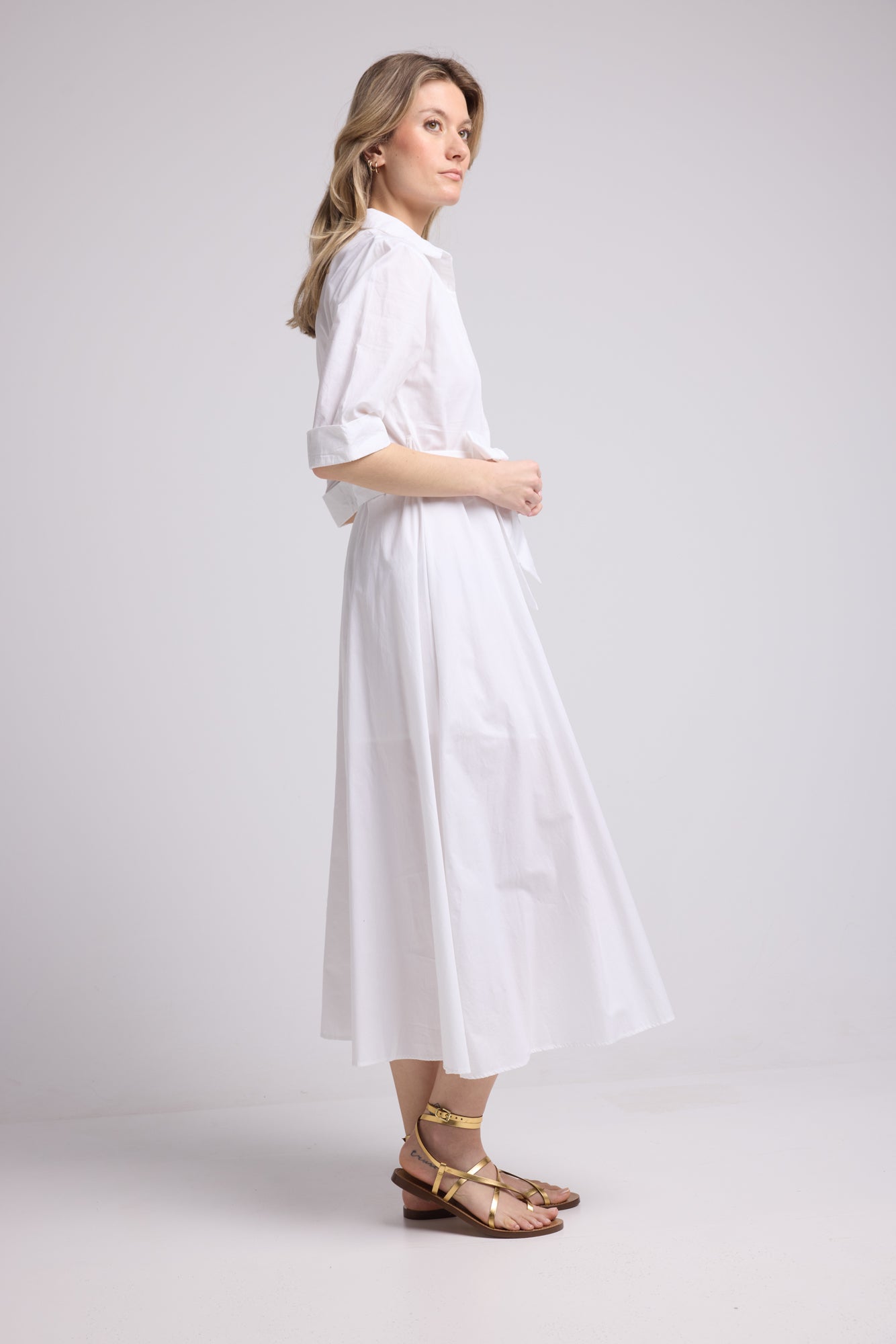 ROBE BIBA LONG WHITE
