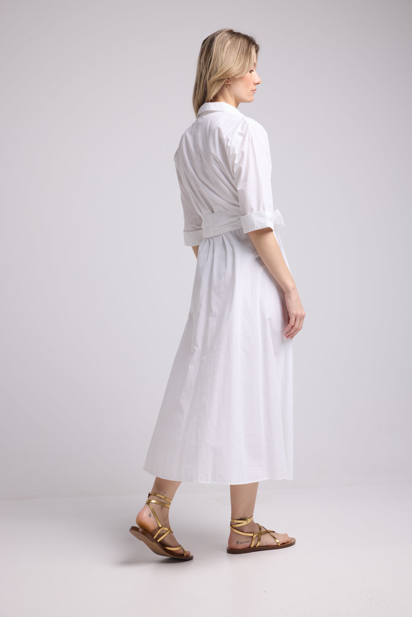 ROBE BIBA LONG WHITE