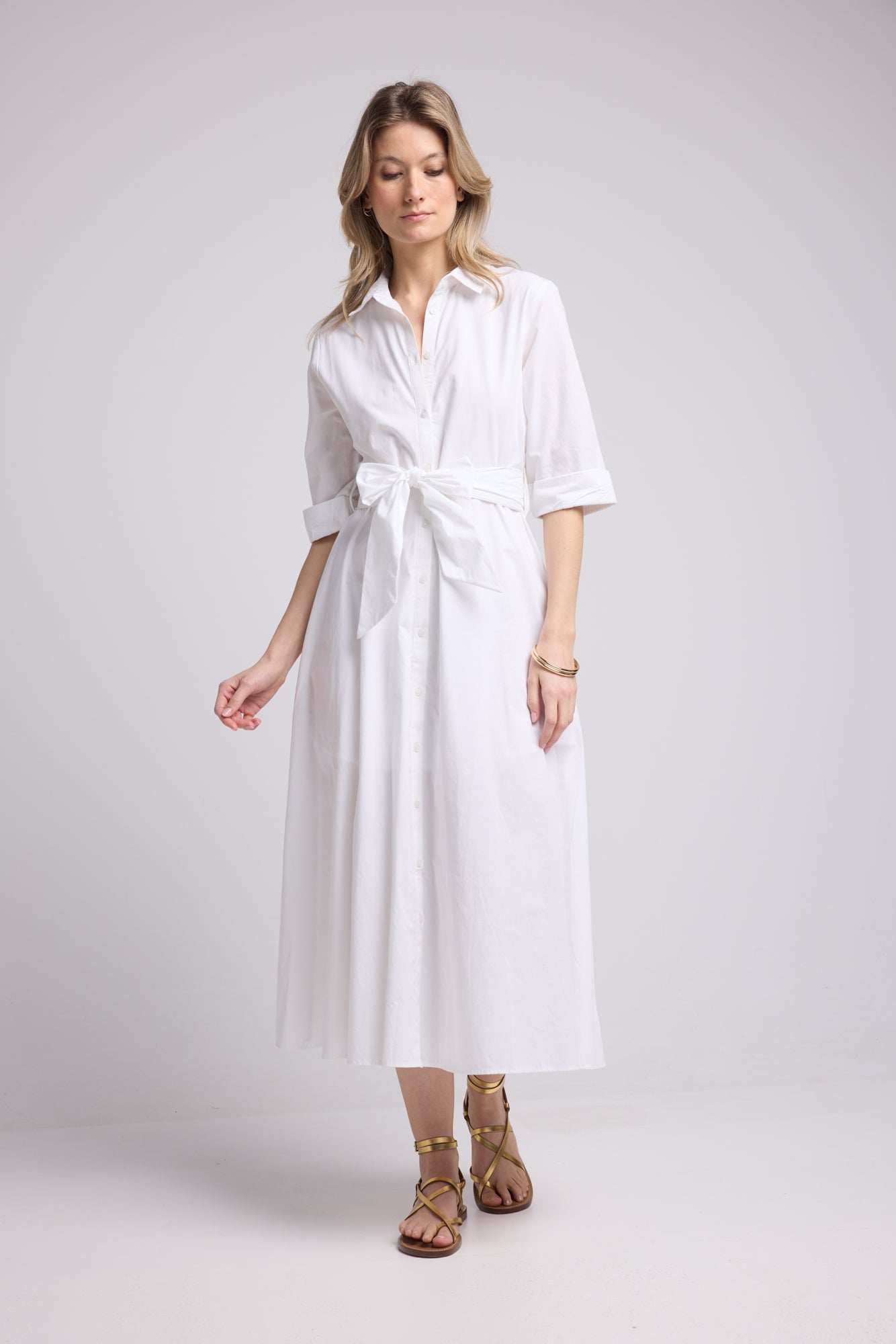 ROBE BIBA LONG WHITE