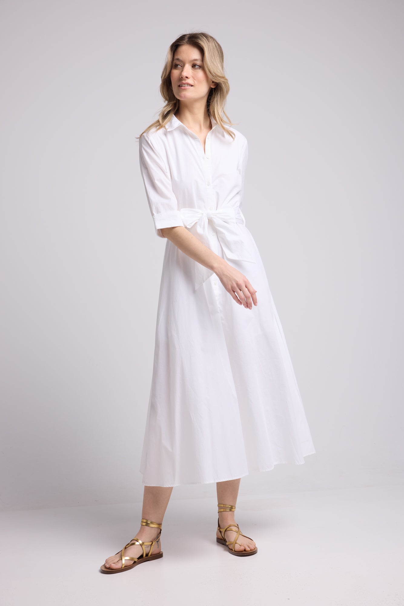 ROBE BIBA LONG WHITE