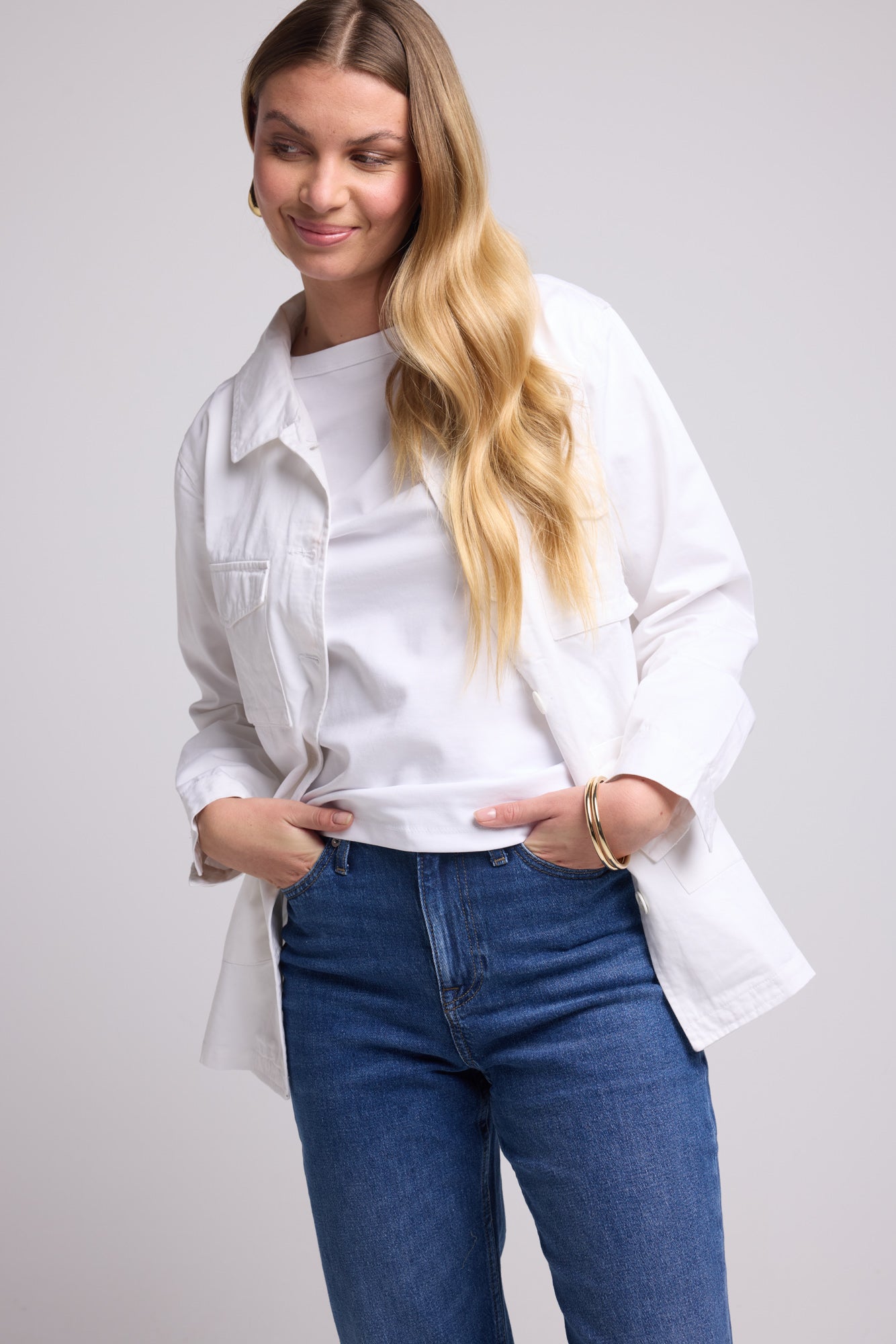 VESTE BOHI/BLANC