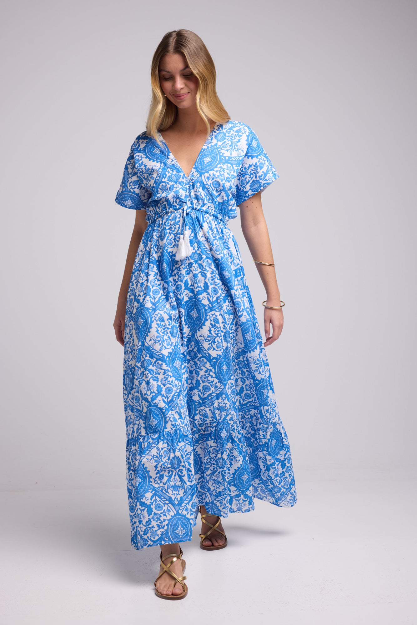 ROBE CHALBI/P044 BLUE