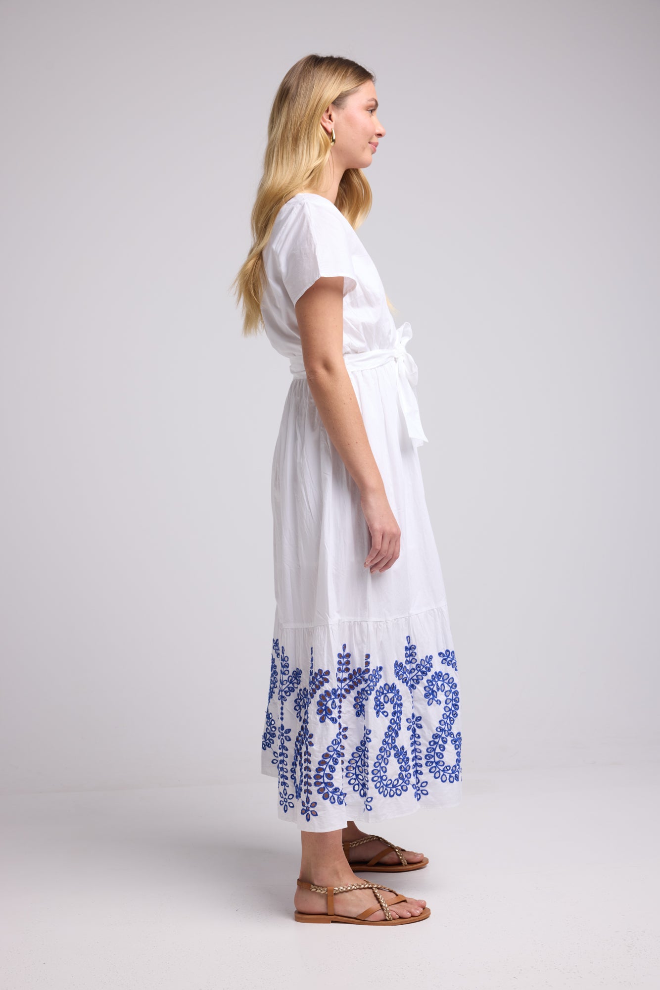 ROBE CHICHI NEW/BLANC BLEU