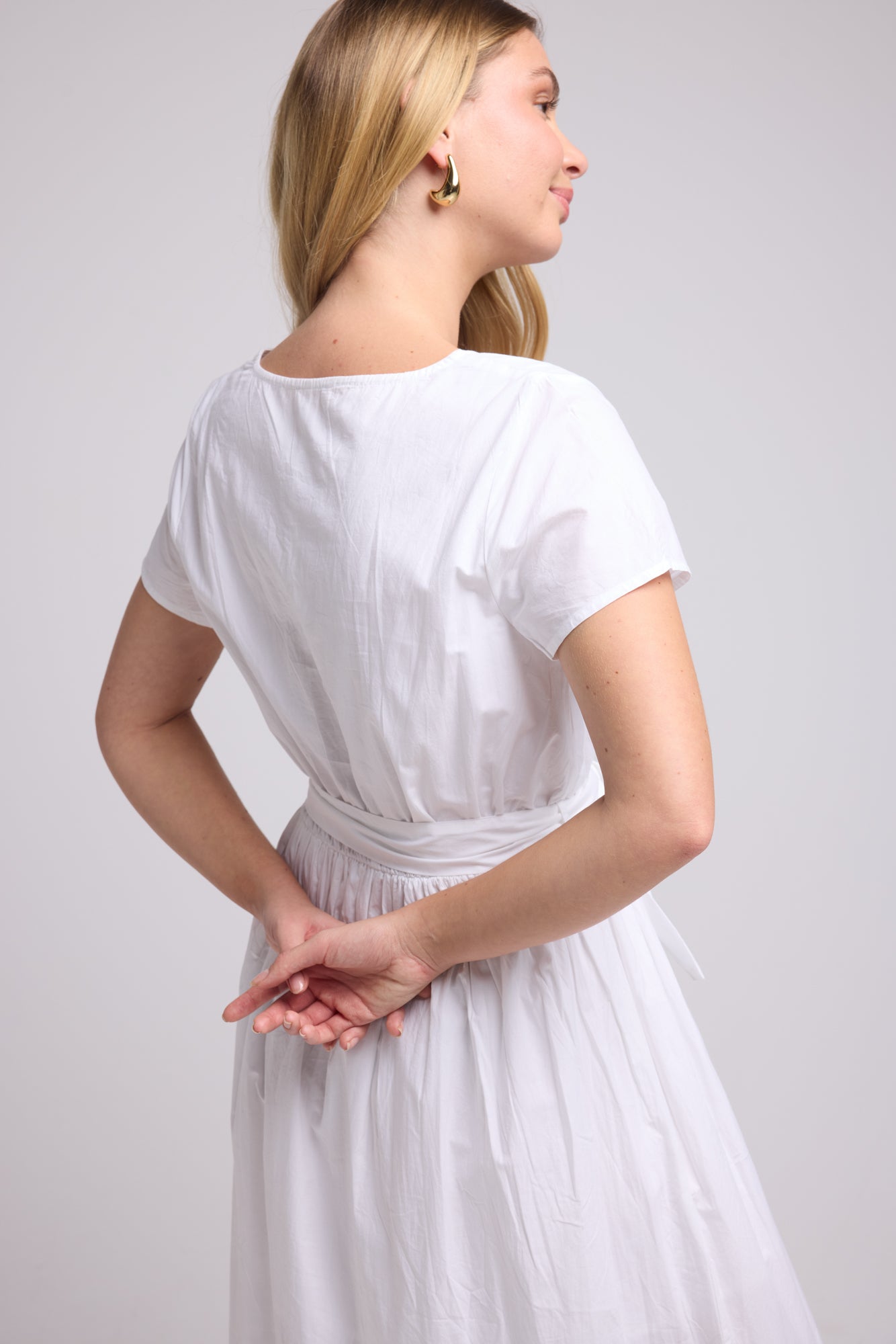 ROBE CHICHI NEW/BLANC BLEU