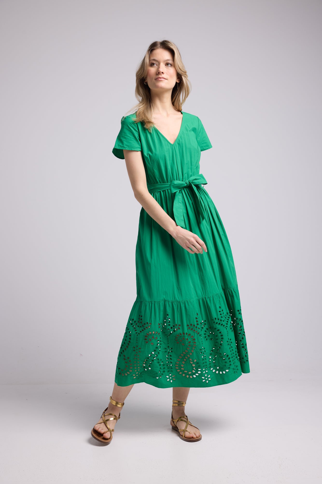 BRIGHT GREEN CHICHI DRESS BRIGHT GREEN CHICHI DRESS