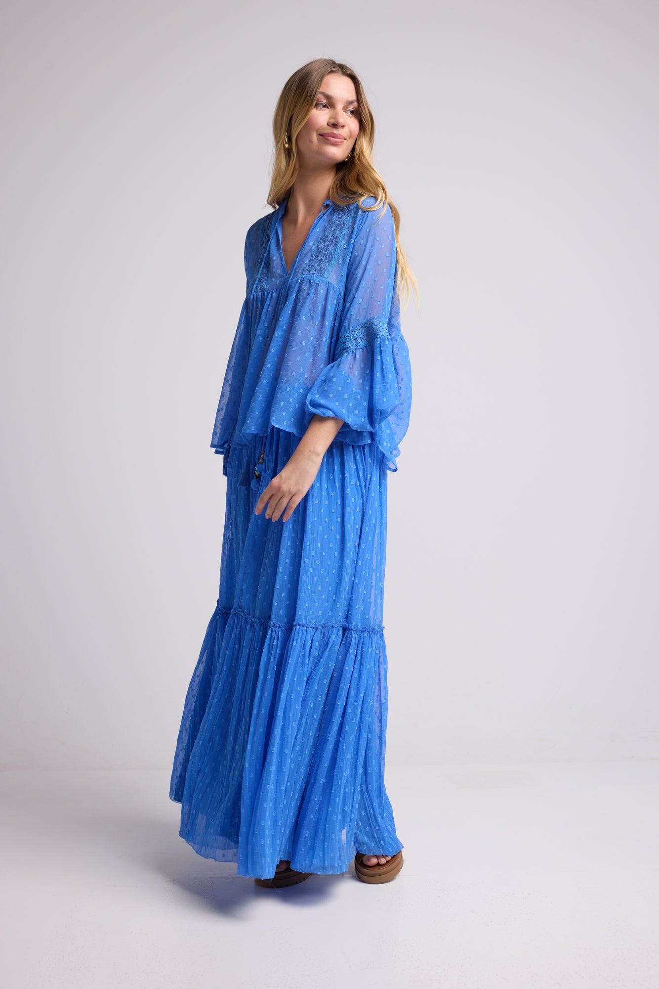BLOUSE COCO BRIGHT BLUE