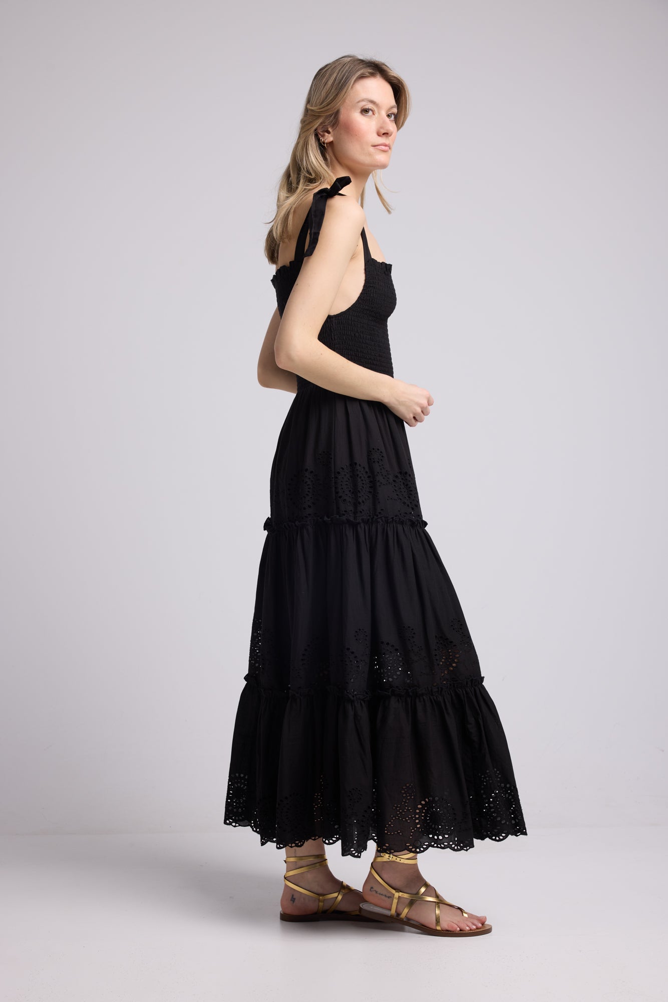COLOMBIANA DRESS/BLACK