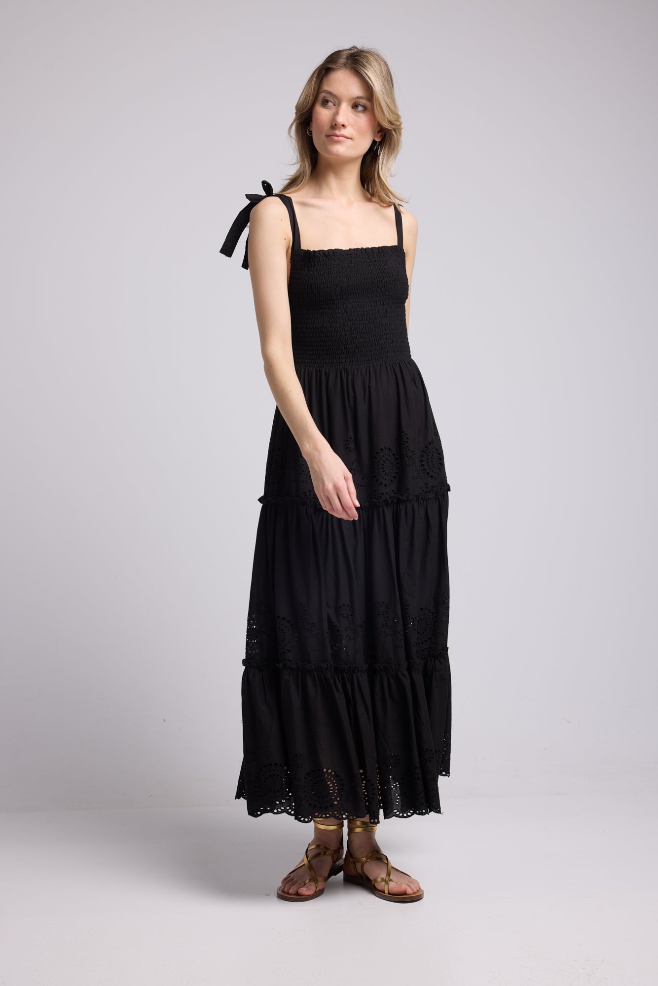 COLOMBIANA DRESS/BLACK