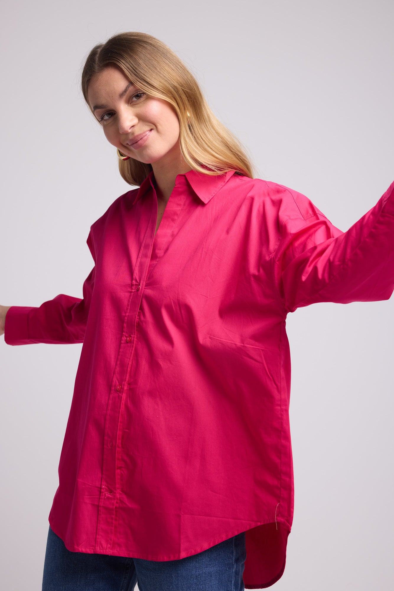 CHEMISE DOLLY BRIGHT FUSHIA