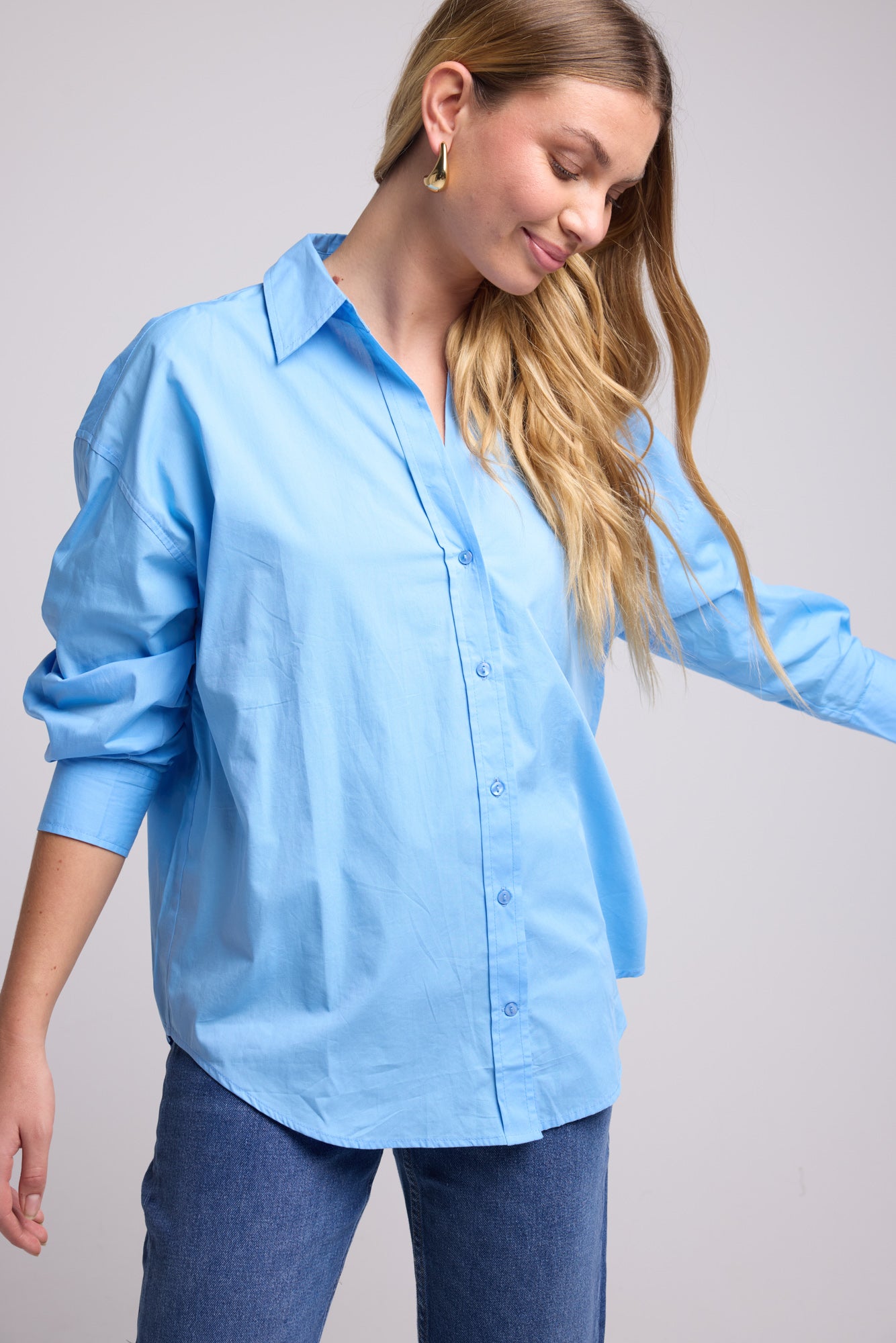 DOLLY NEW BLUE SHIRT